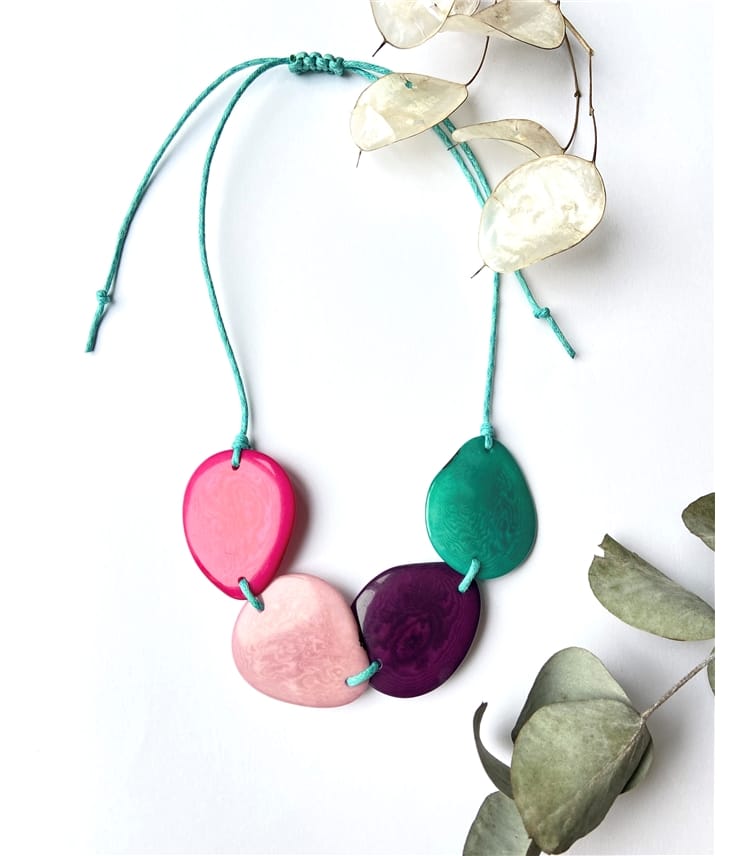 Four Bead Tagua Necklace