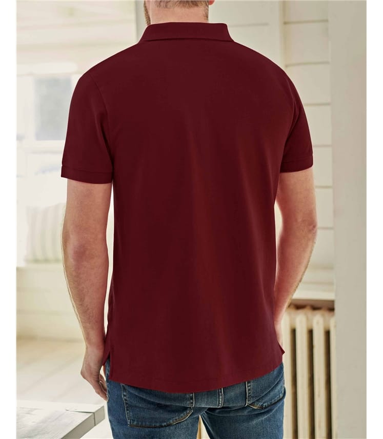 Organic Cotton Pique Polo