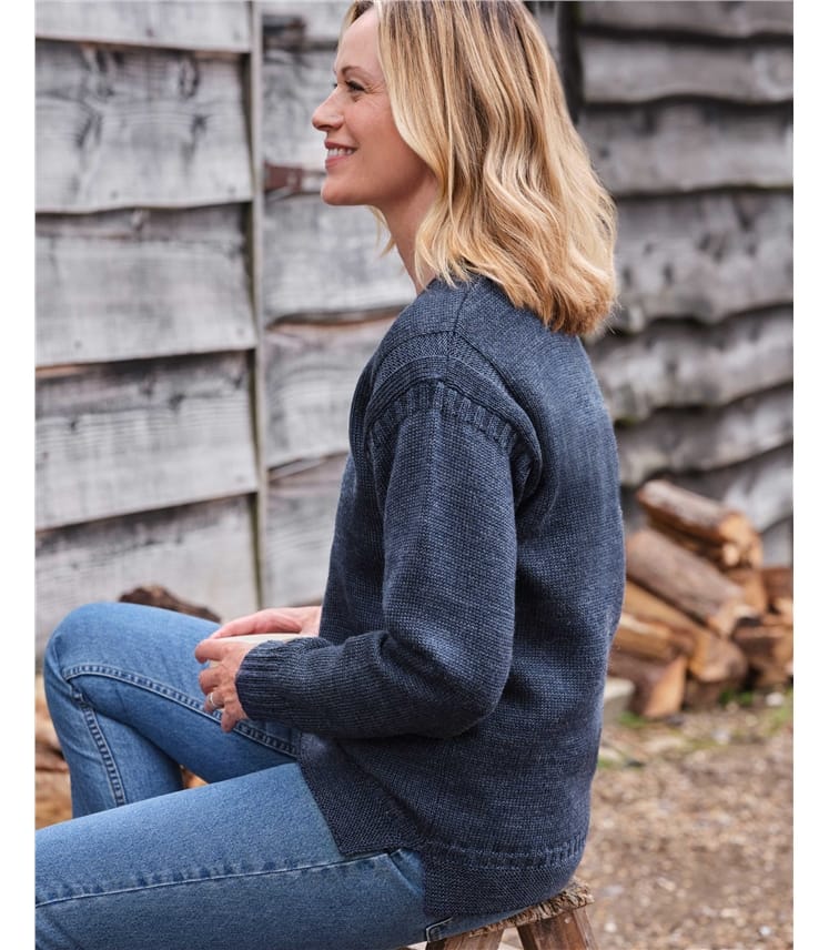100% Pure Wool Guernsey Sweater