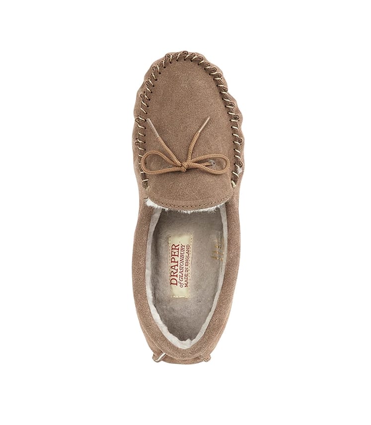 Mens Sheepskin Moccasin Slippers