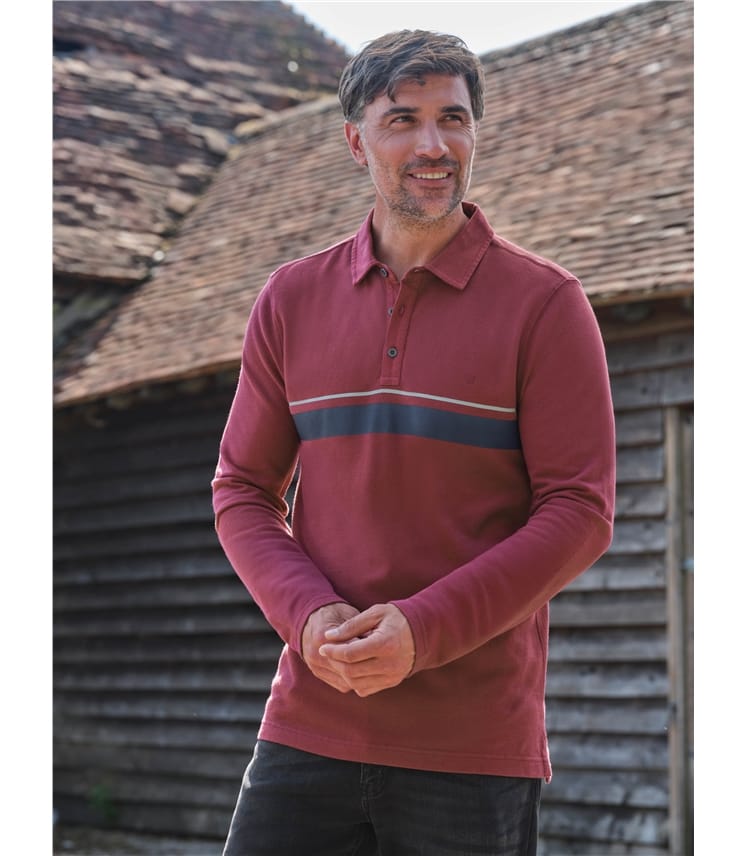 Classic Long Sleeve Polo Shirt