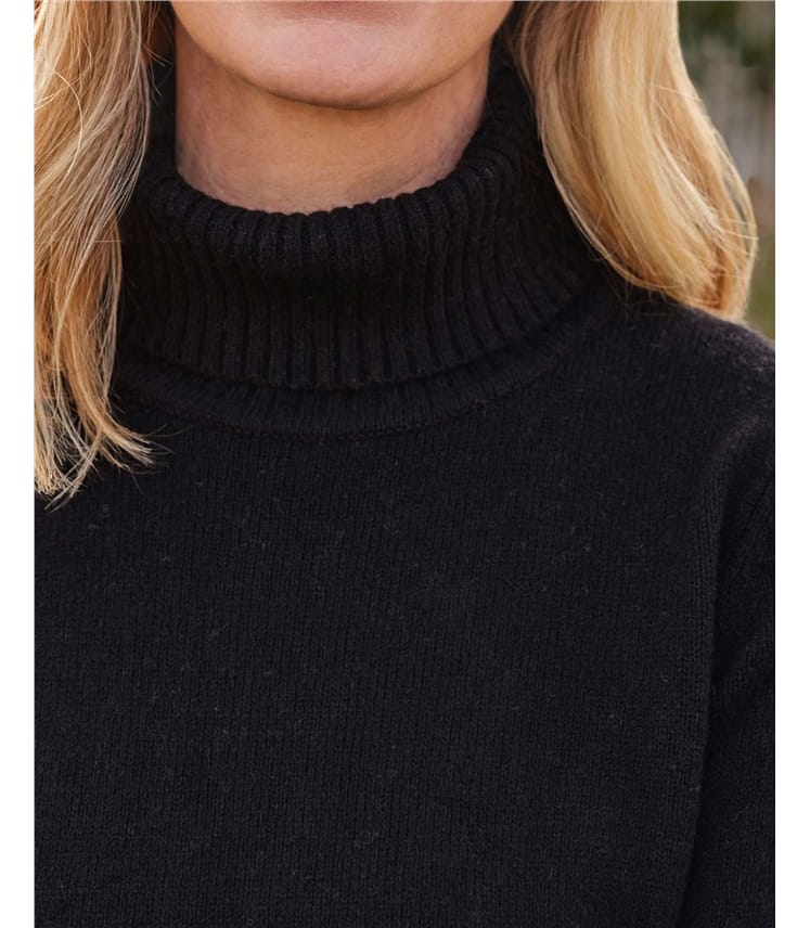 Womens Lambswool Polo