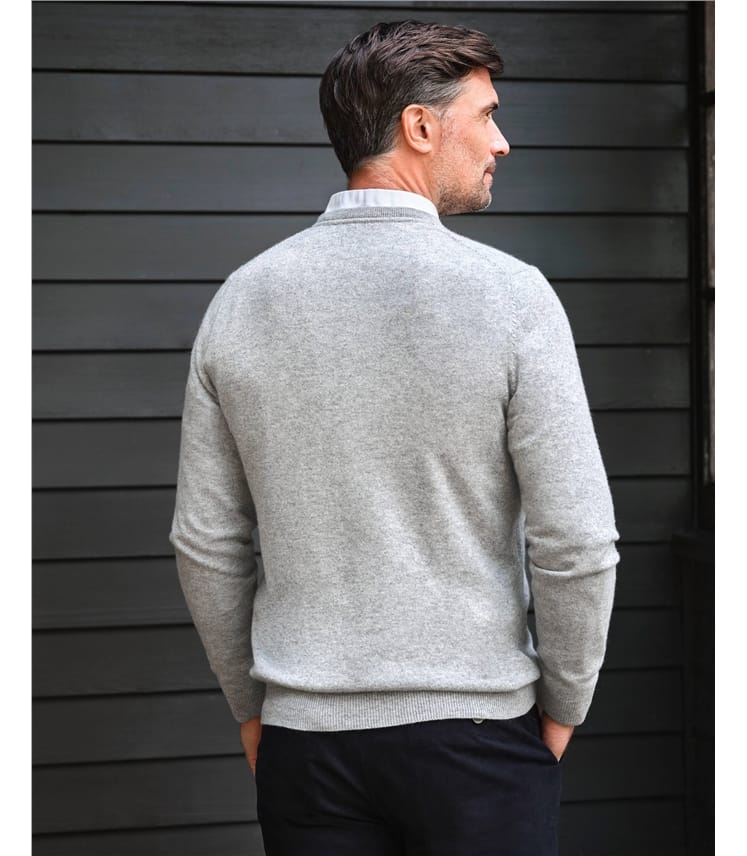 Pure Cashmere V Neck Jumper