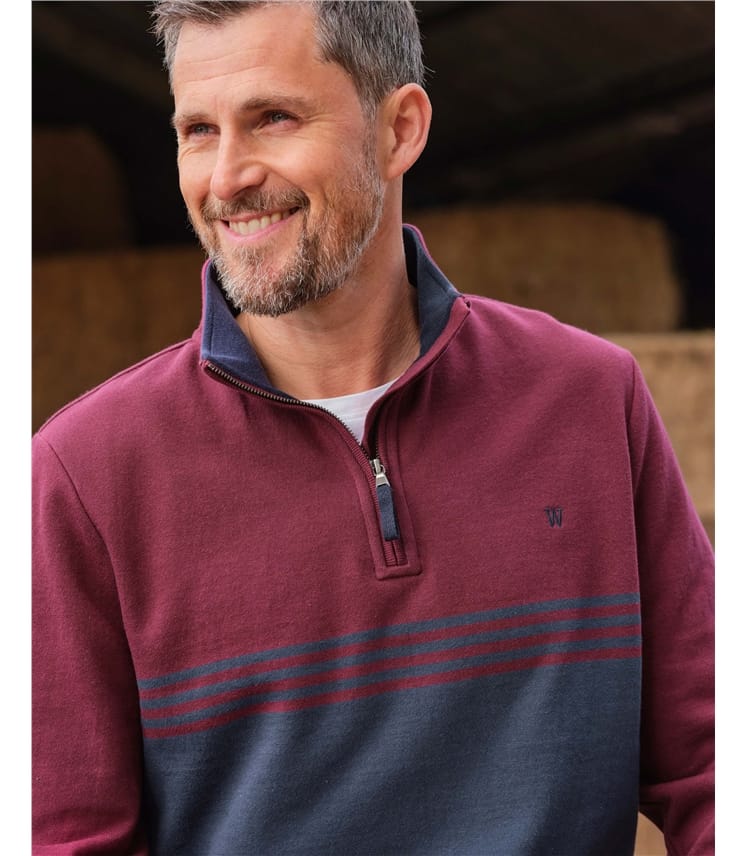 Organic Cotton Half Zip Jumper