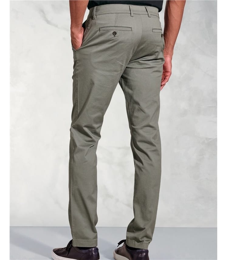 Leo Cotton Stretch Chino