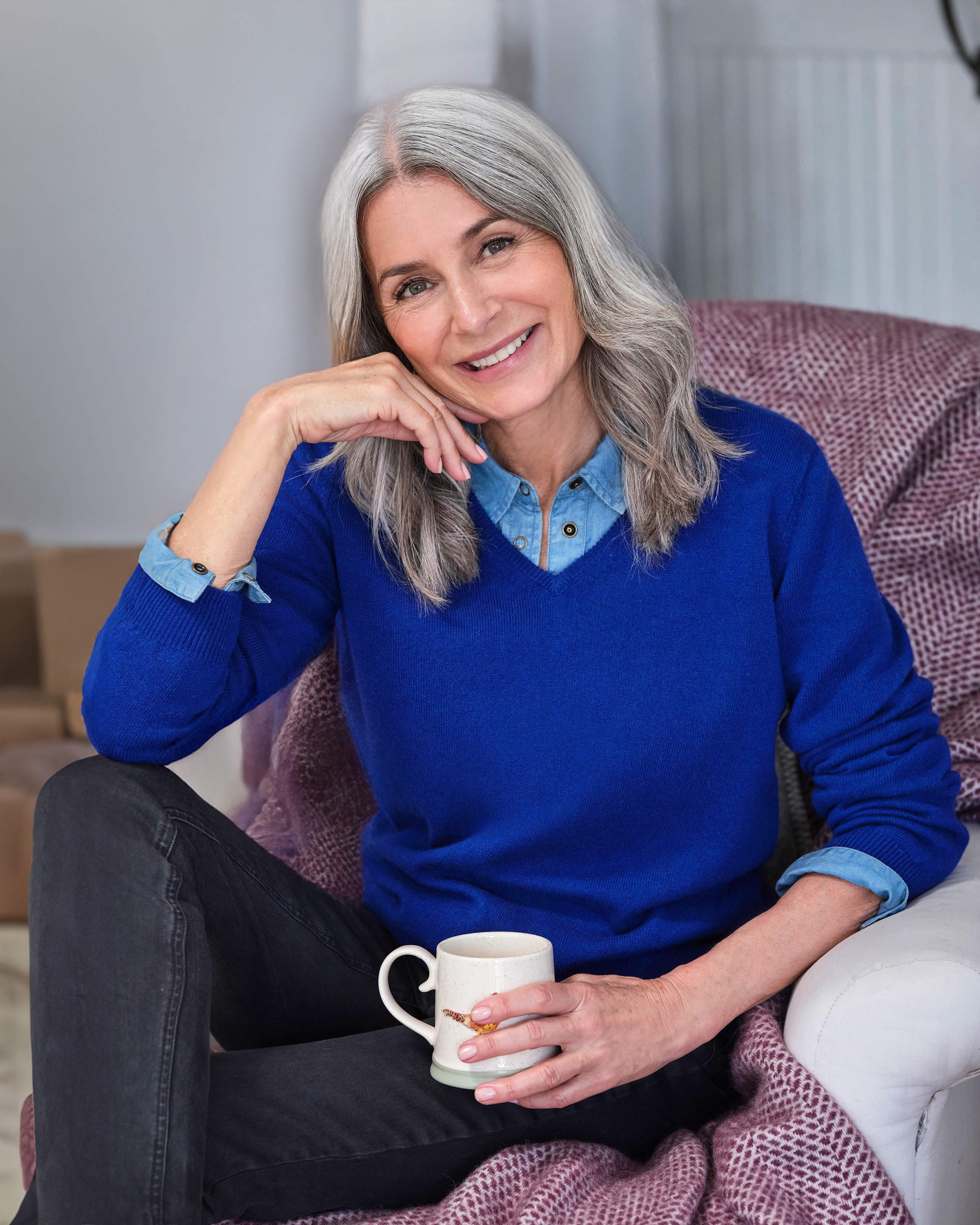 Damen Oversized Pullover - Gemütlicher & Minimalistischer Stil