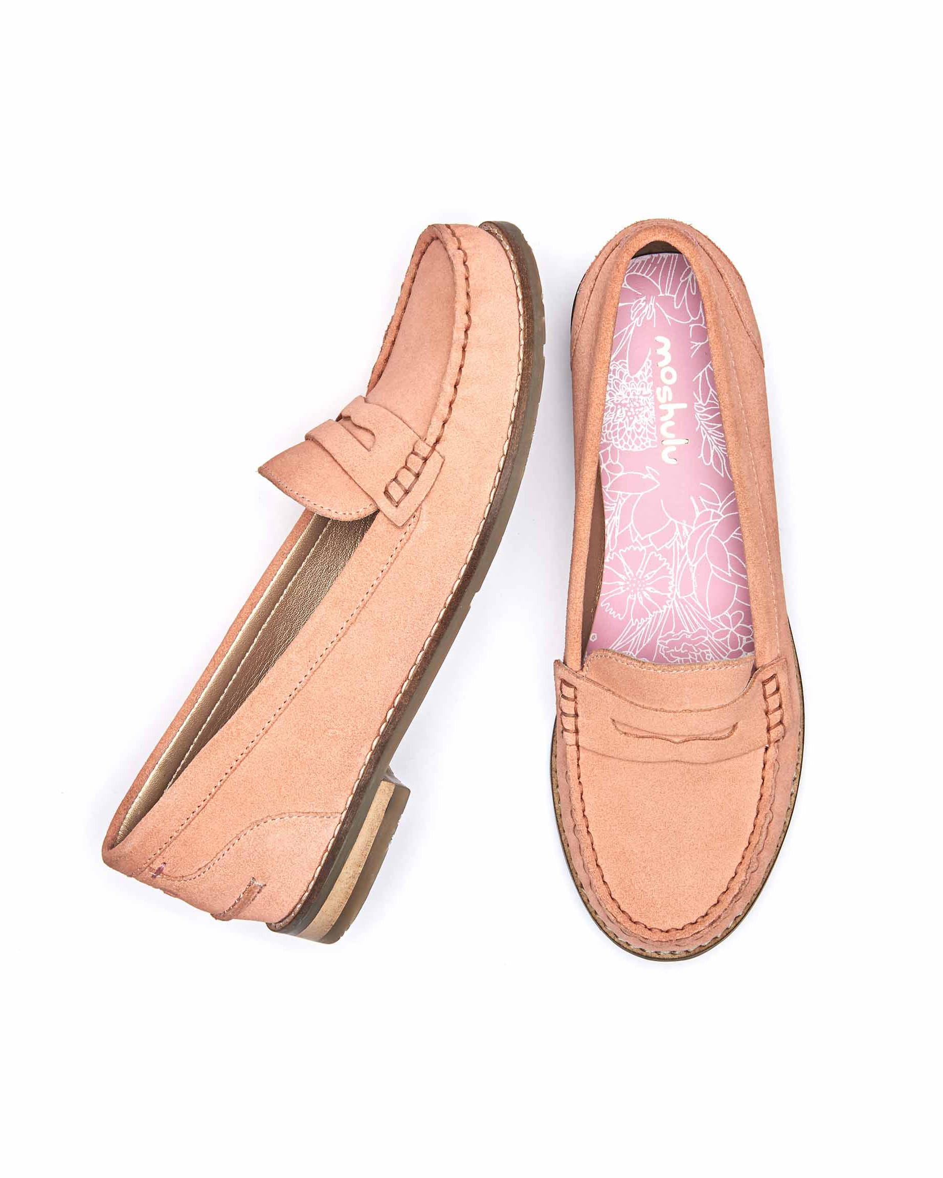 Sun Kissed Peach Petrel Suede WoolOvers UK sun-kissed-peach-petrel-suede-woolovers-uk