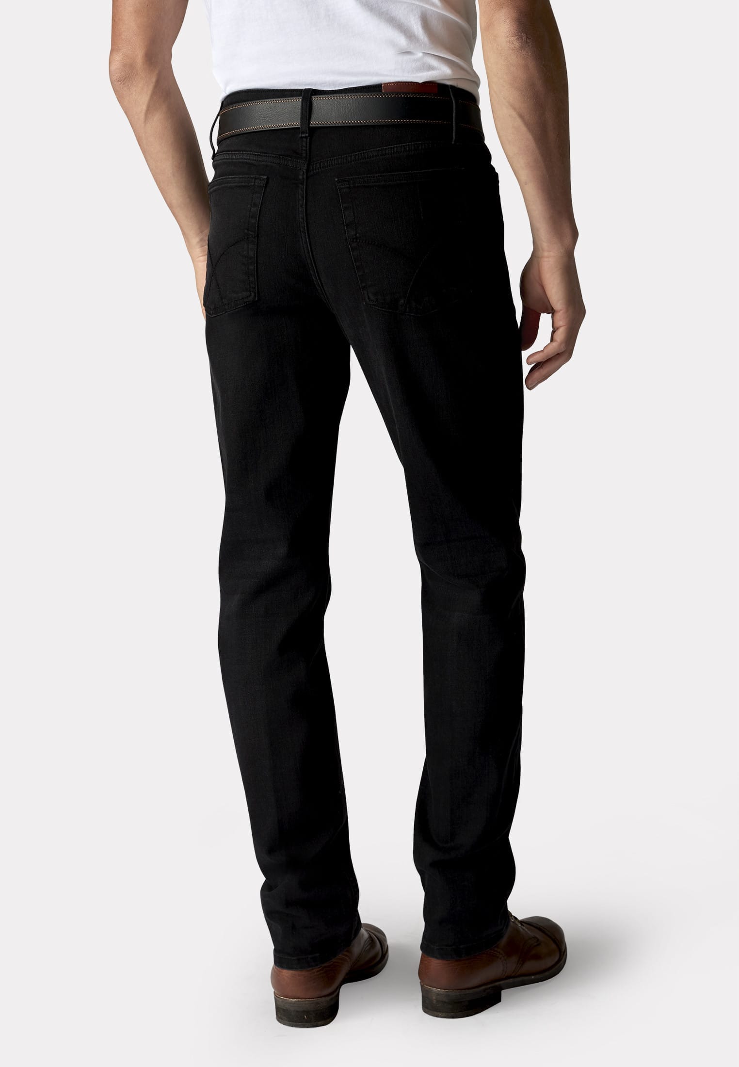 Black | Classic Fit Denim Jeans | WoolOvers UK