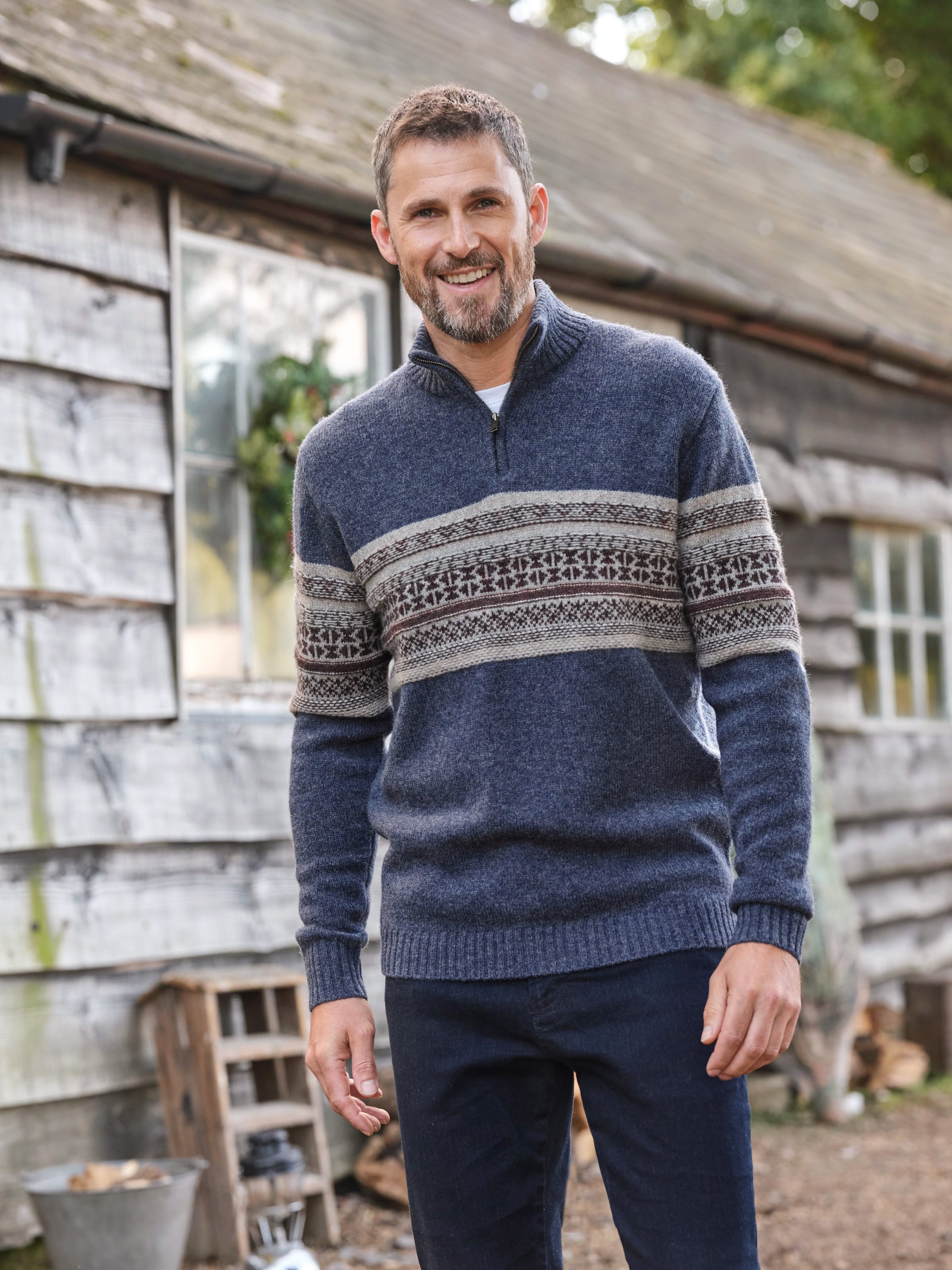 Mens Wool Jumpers and Knitted Sweaters | WoolOvers UK - Page 2