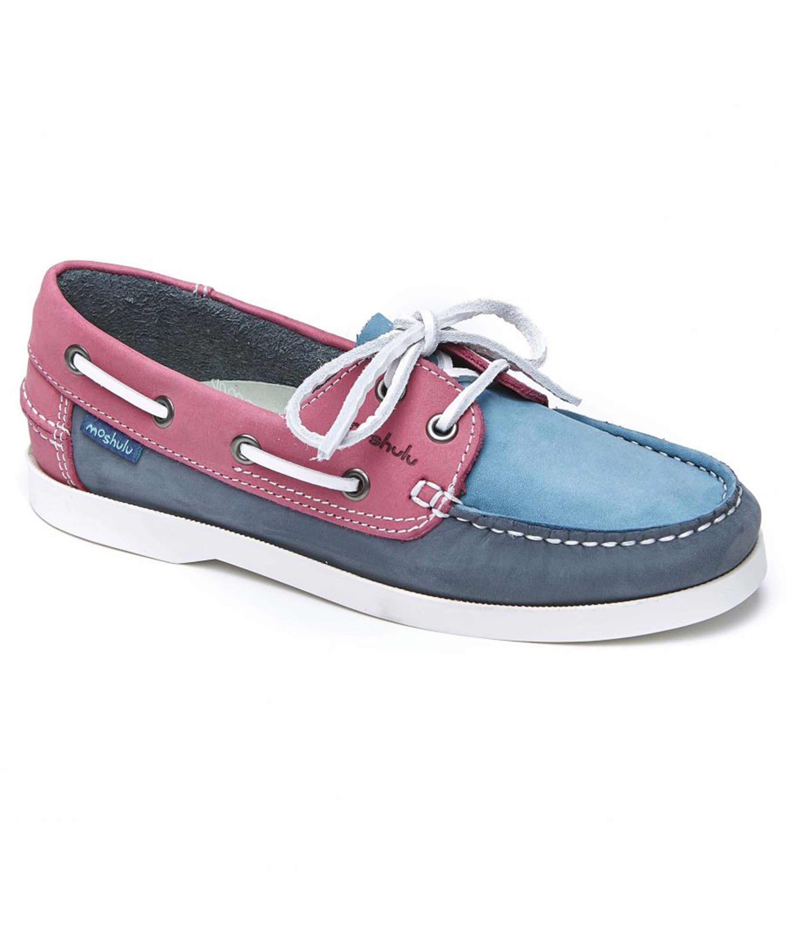denim deck shoes