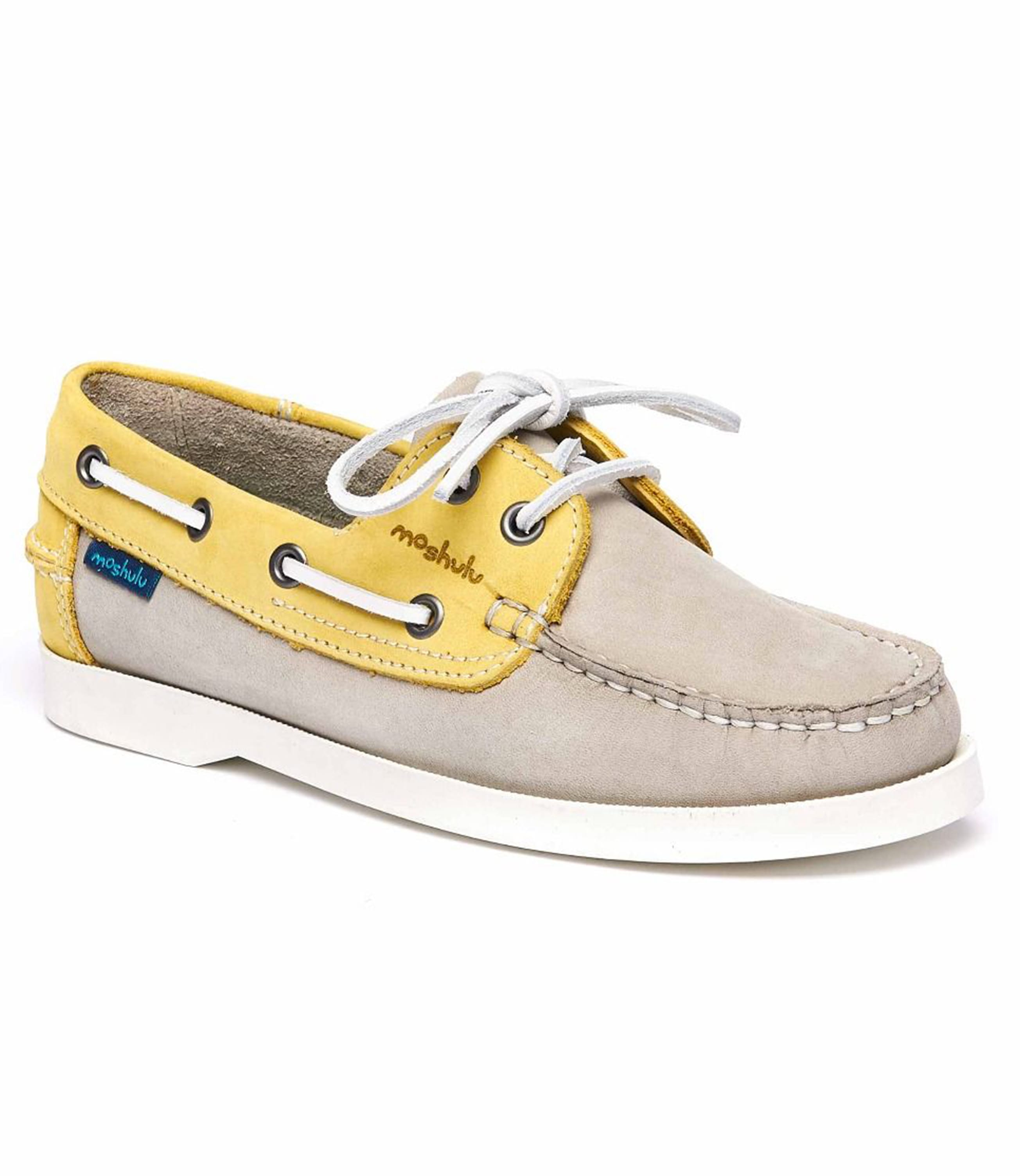 yellow deck shoes