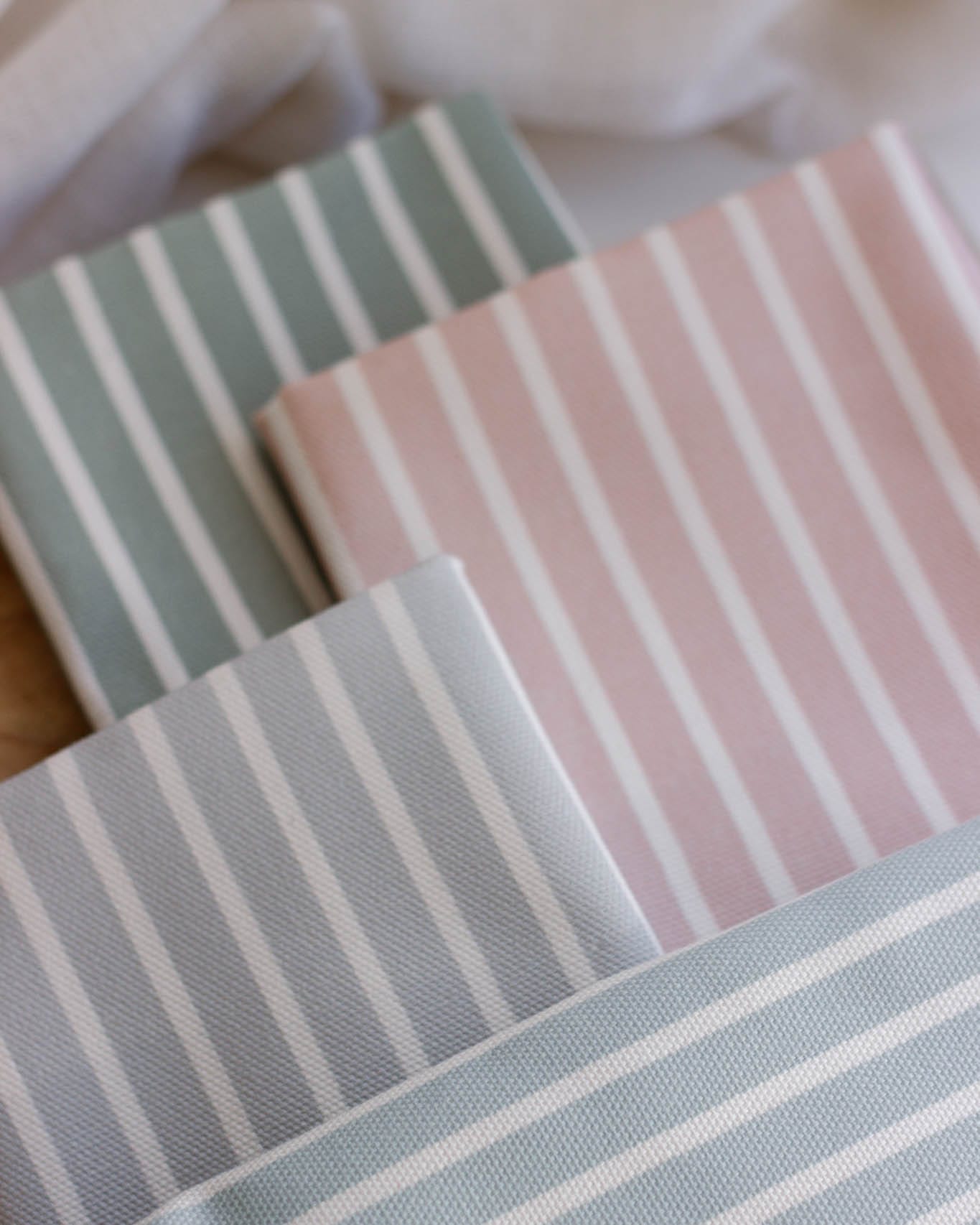 Blue Striped Napkin WoolOvers UK