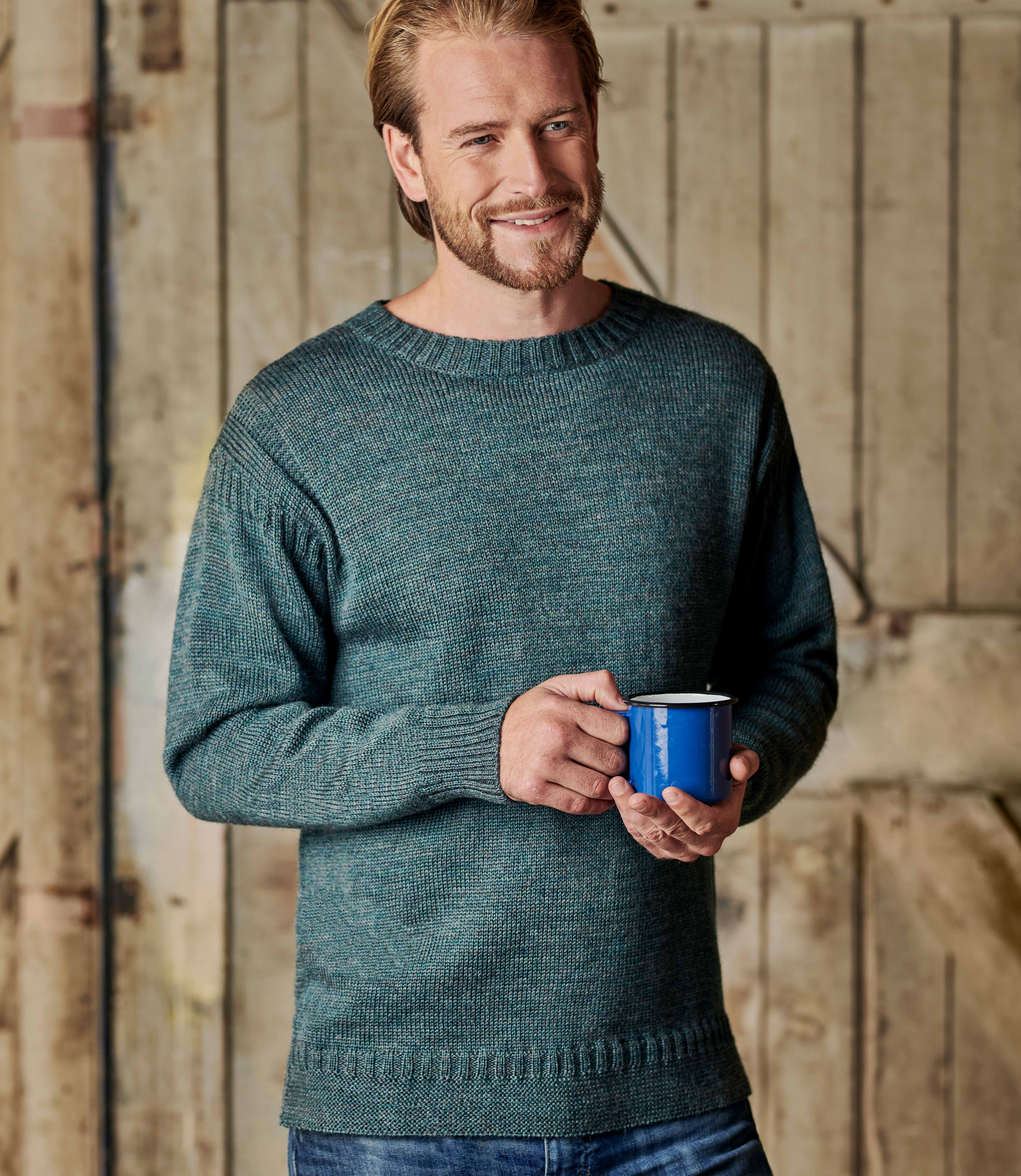 Kiltimagh Pure Wool | 100% Pure Wool Knitted Guernsey Jumper