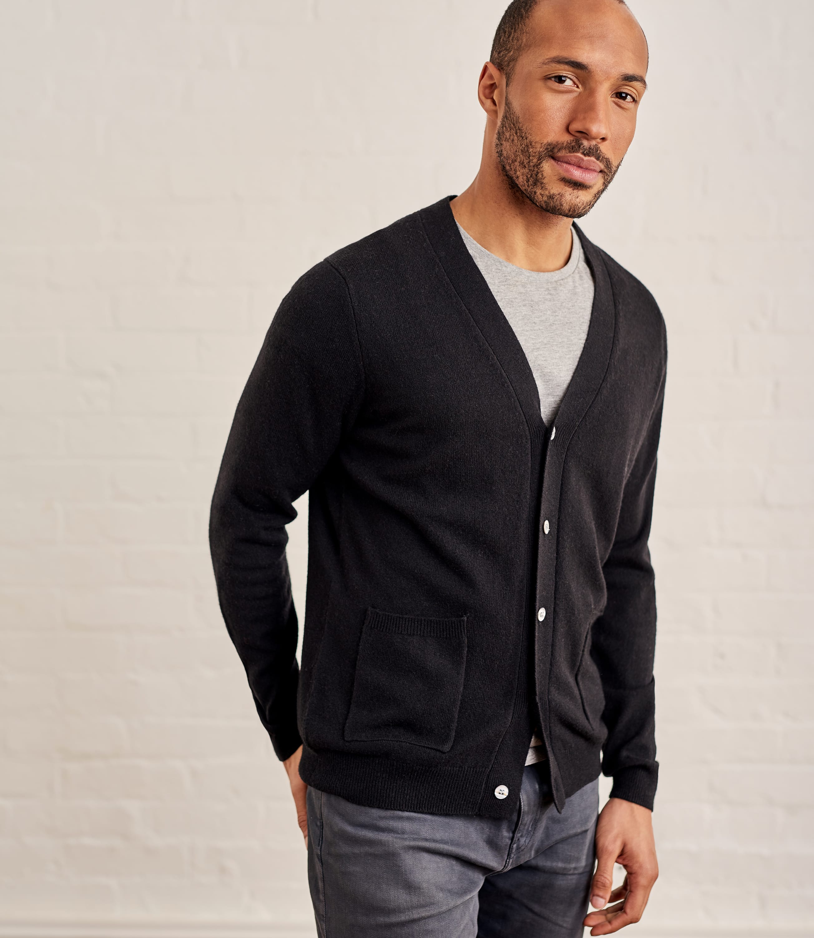 Mens Cardigan Collection Quality Natural Knitwear WoolOvers AU
