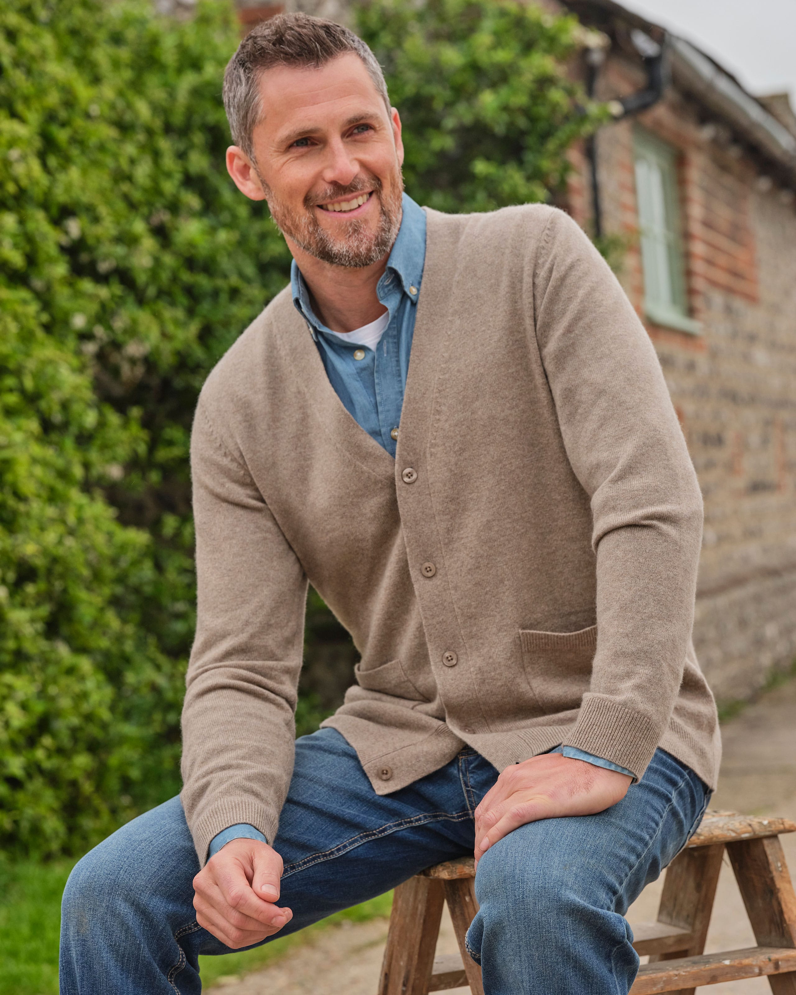 High Quality Natural Cardigans For Men