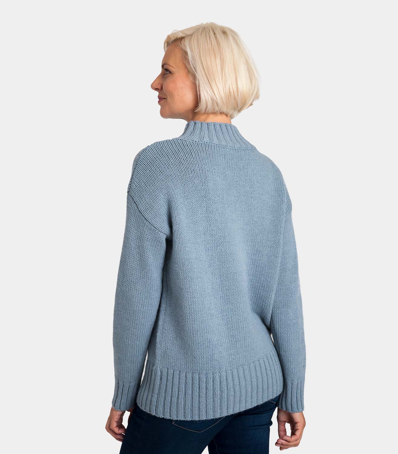 pull avec col cheminée