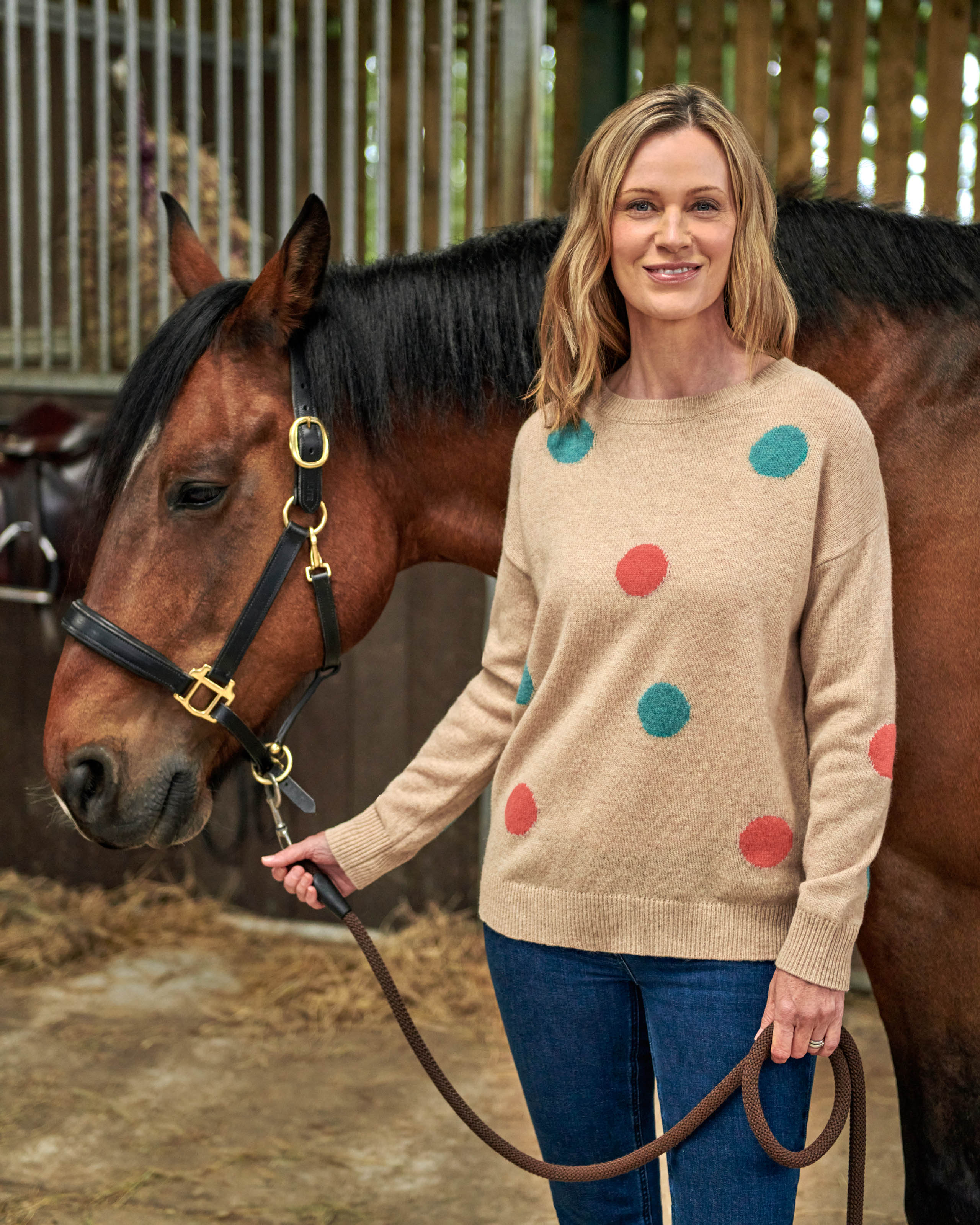 Sang Lambswool Jumper Pink main image 1