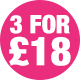Buy 3 for £18 Christmas Tree Decorations