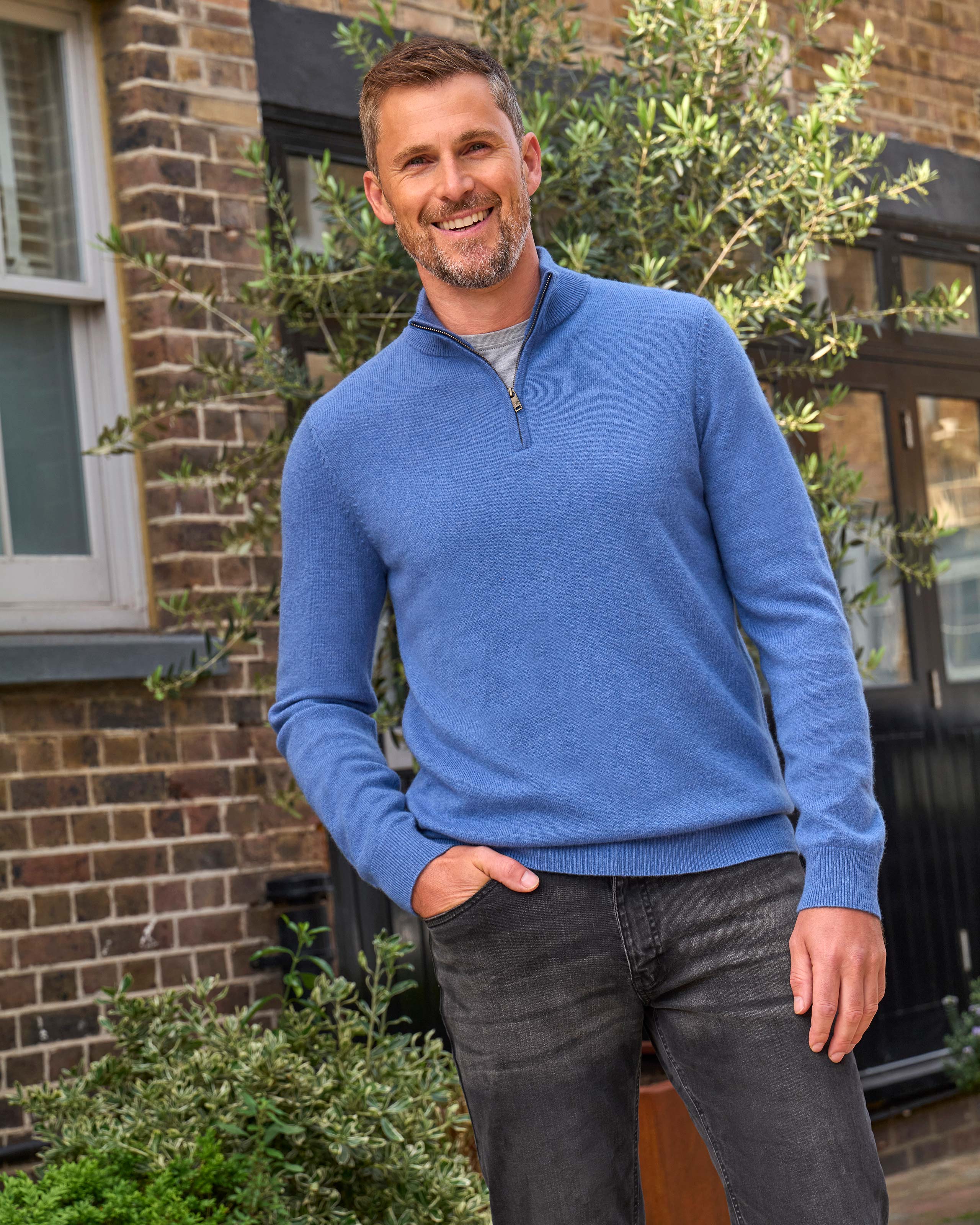 Milo Grey Cashmere Sweater