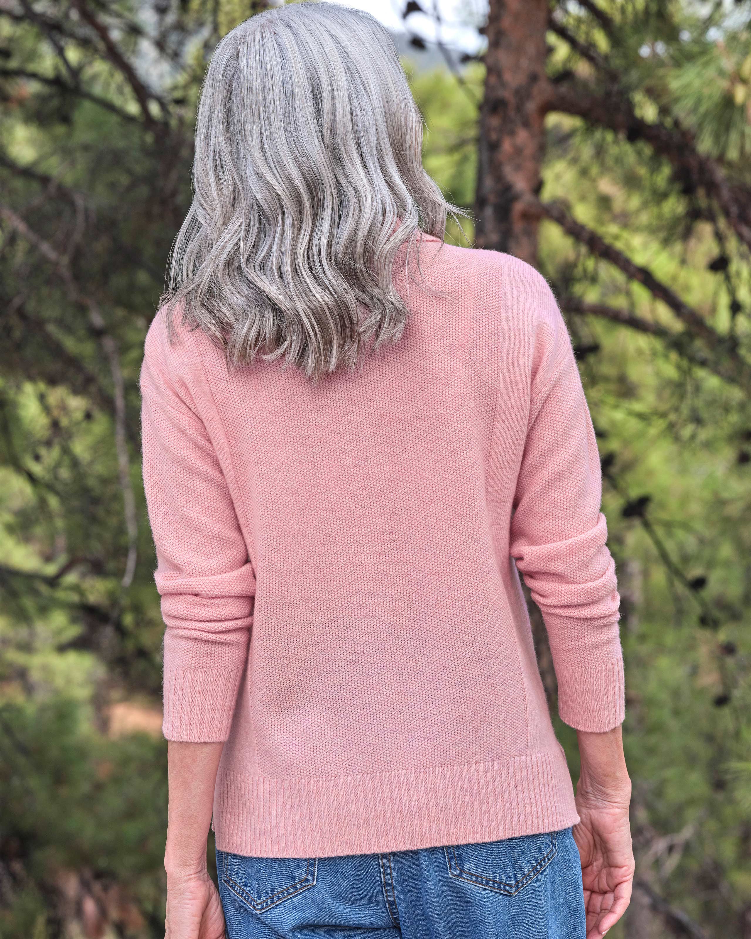 Pretty Pink Button Front Collared Polo Sweater WoolOvers US