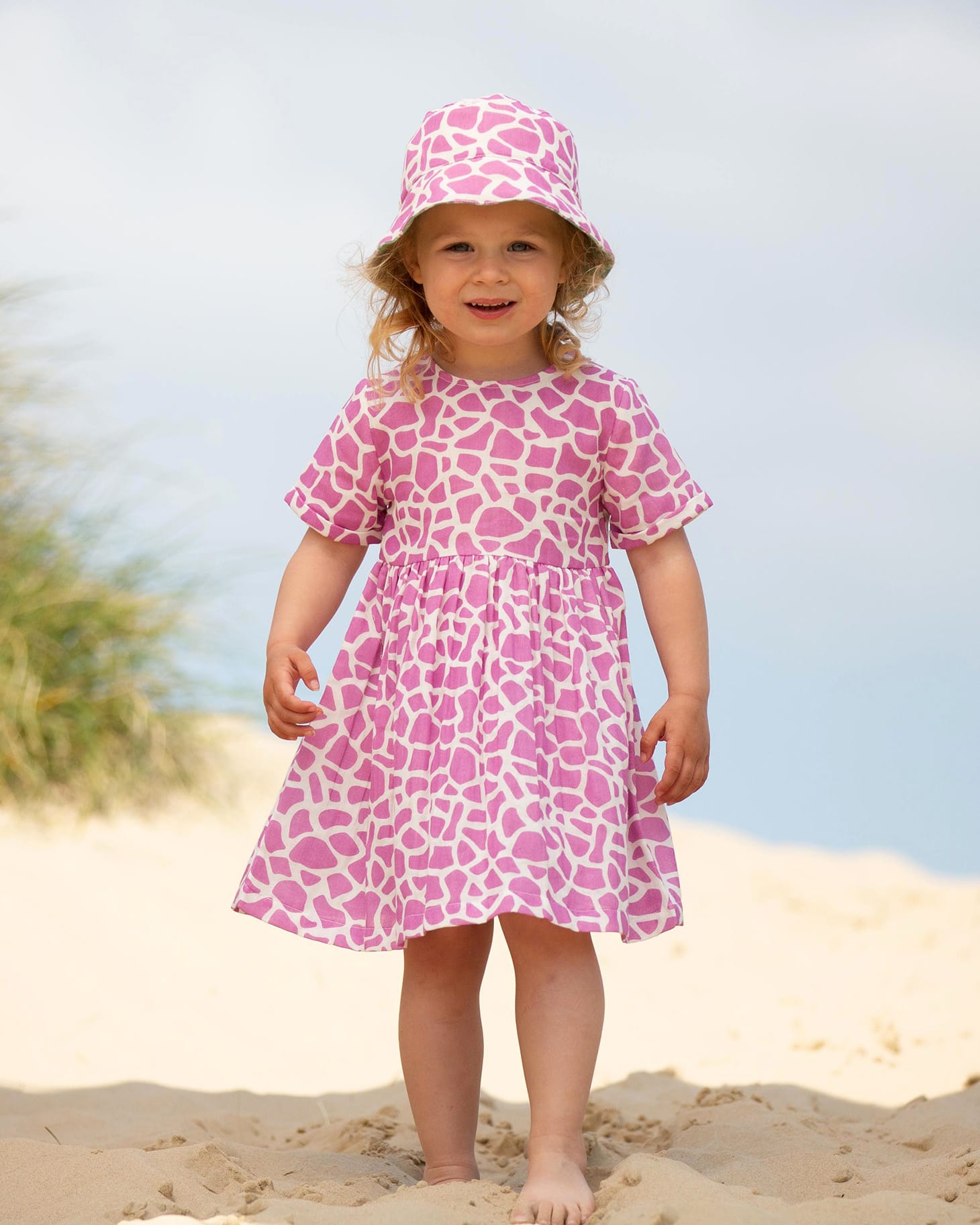 Pink | Giraffe Dress | WoolOvers UK