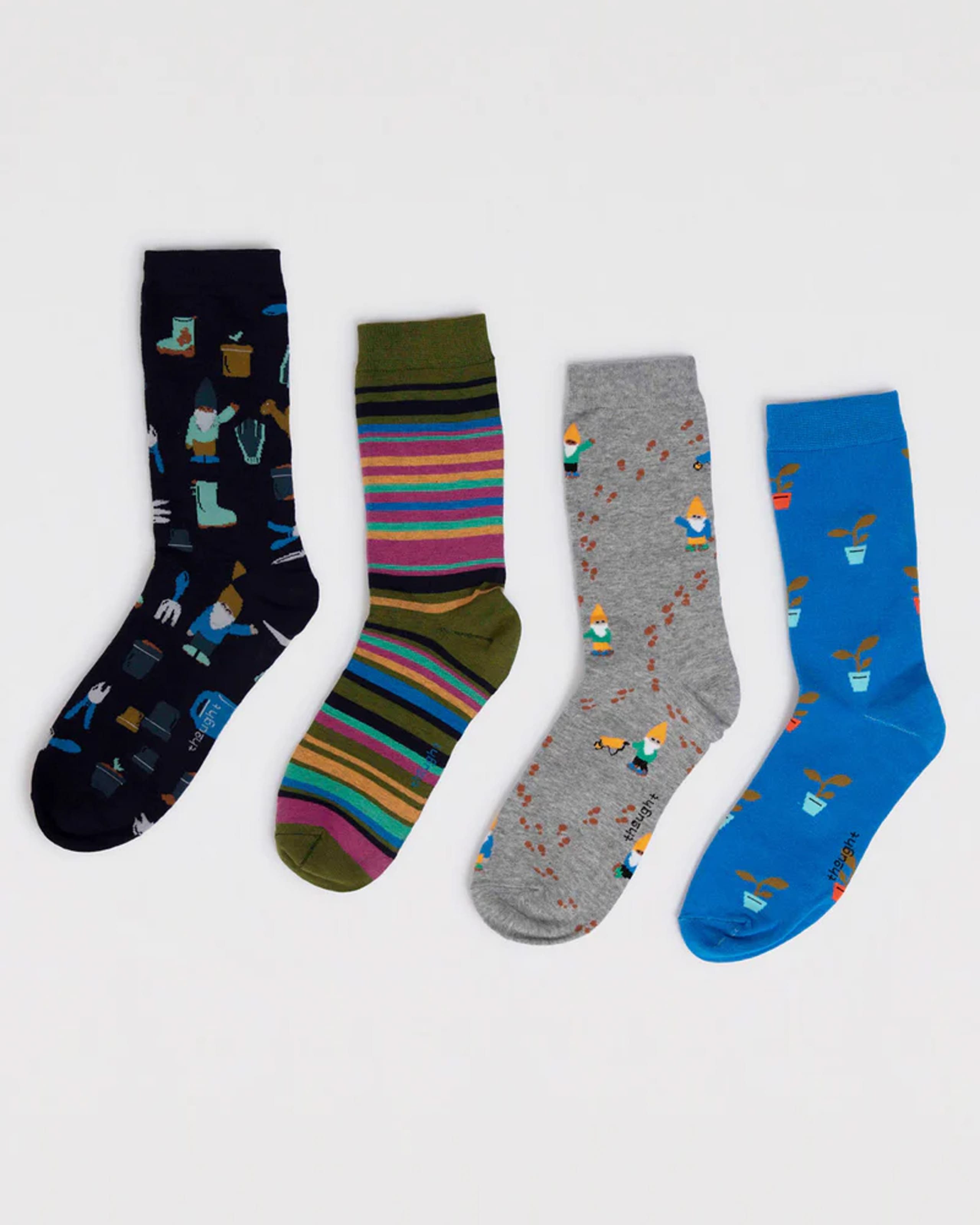 Multi SockenGeschenkbox (4 Paar), Gärtner Norman WoolOvers DE