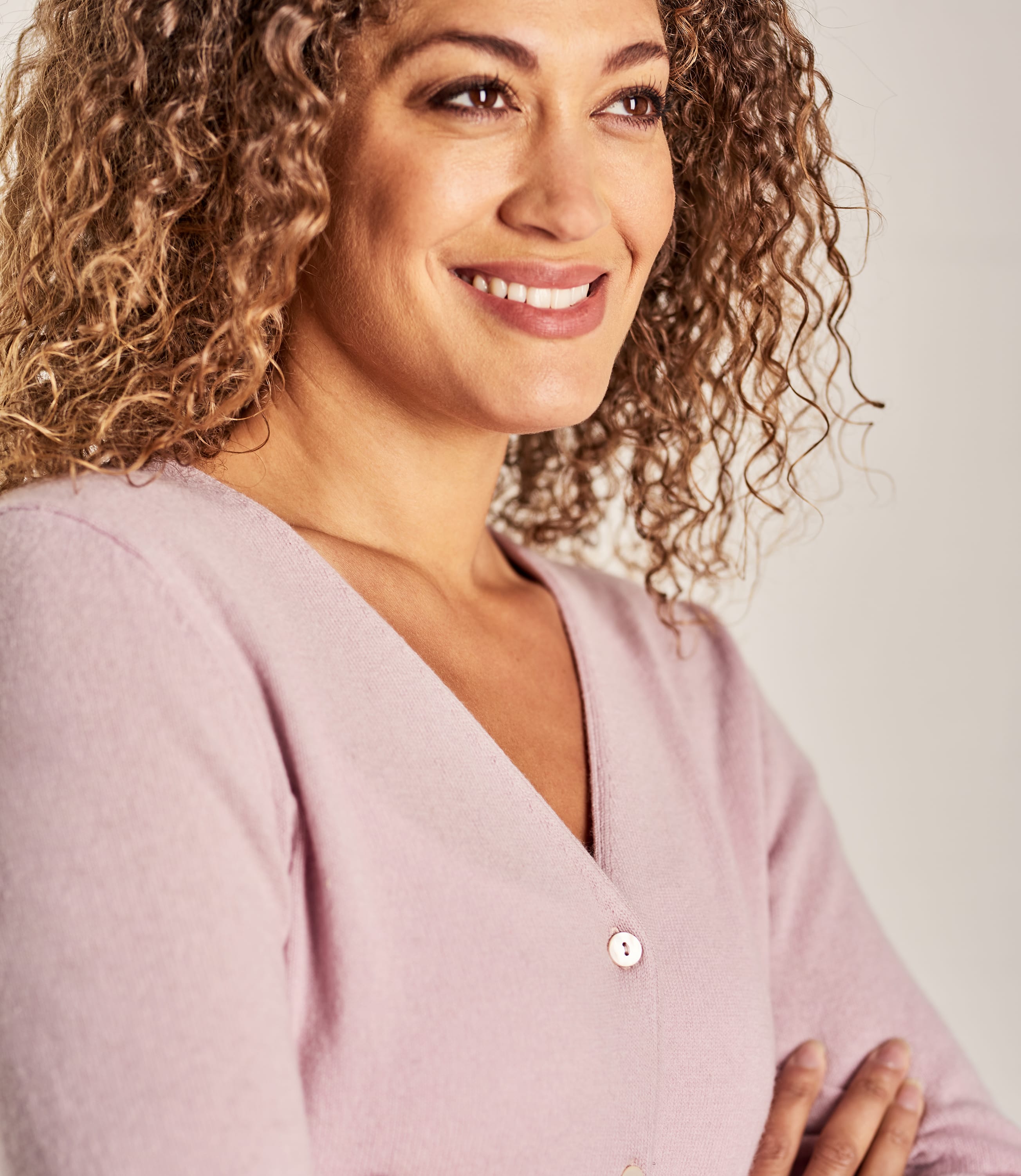 Dusty Pink Fine Knit Cardigan - Just $7