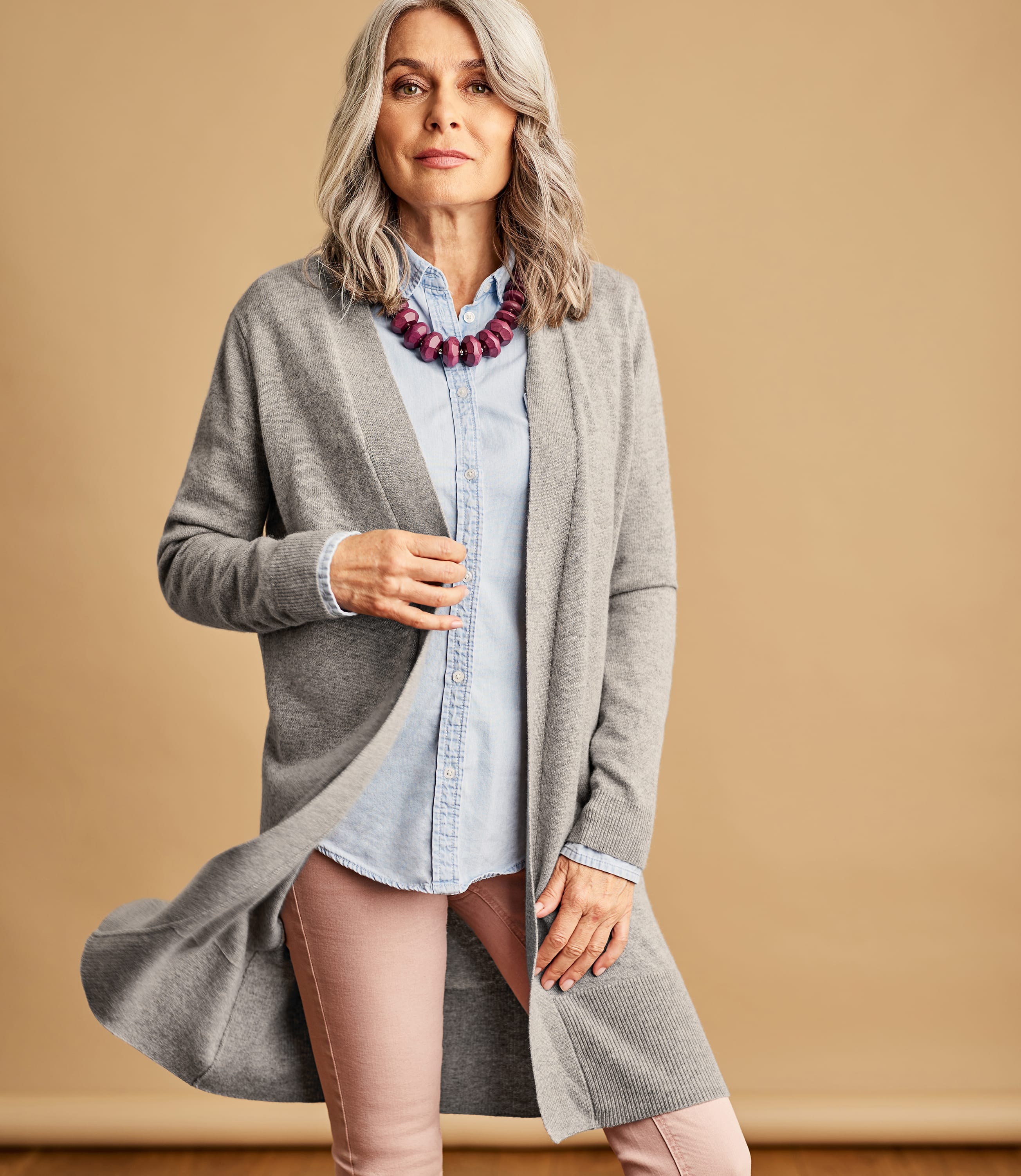 sainsburys grey cardigan