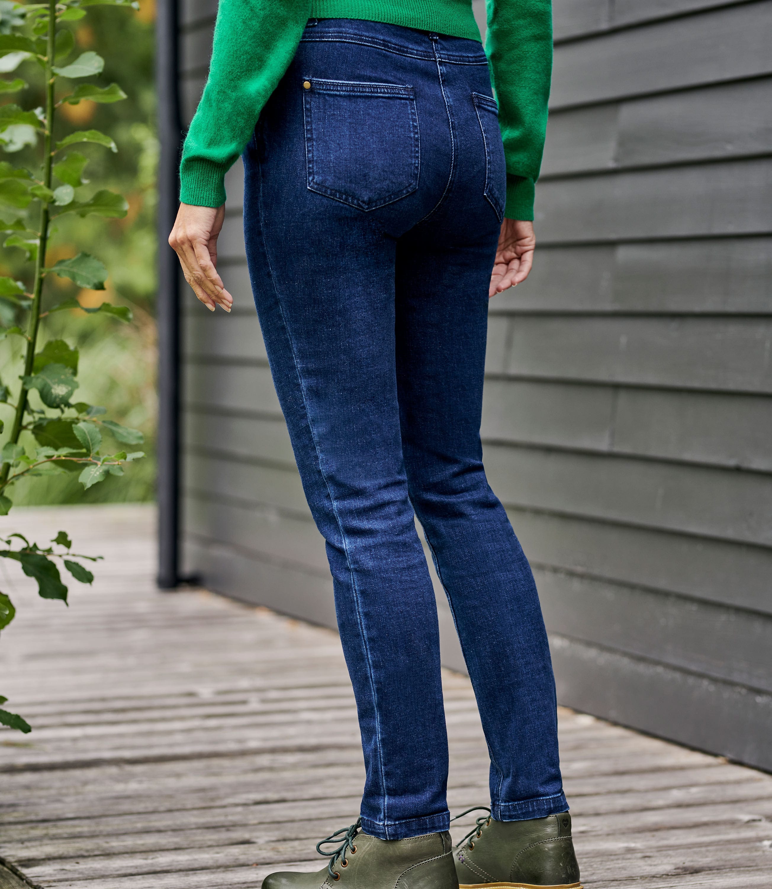 Jeans Femme Coupe Droite Marks & Spencer Sienna – 100% Coton BCI – Fermeture Bouton Et Zip – Taille Standard, Lavable En Machine