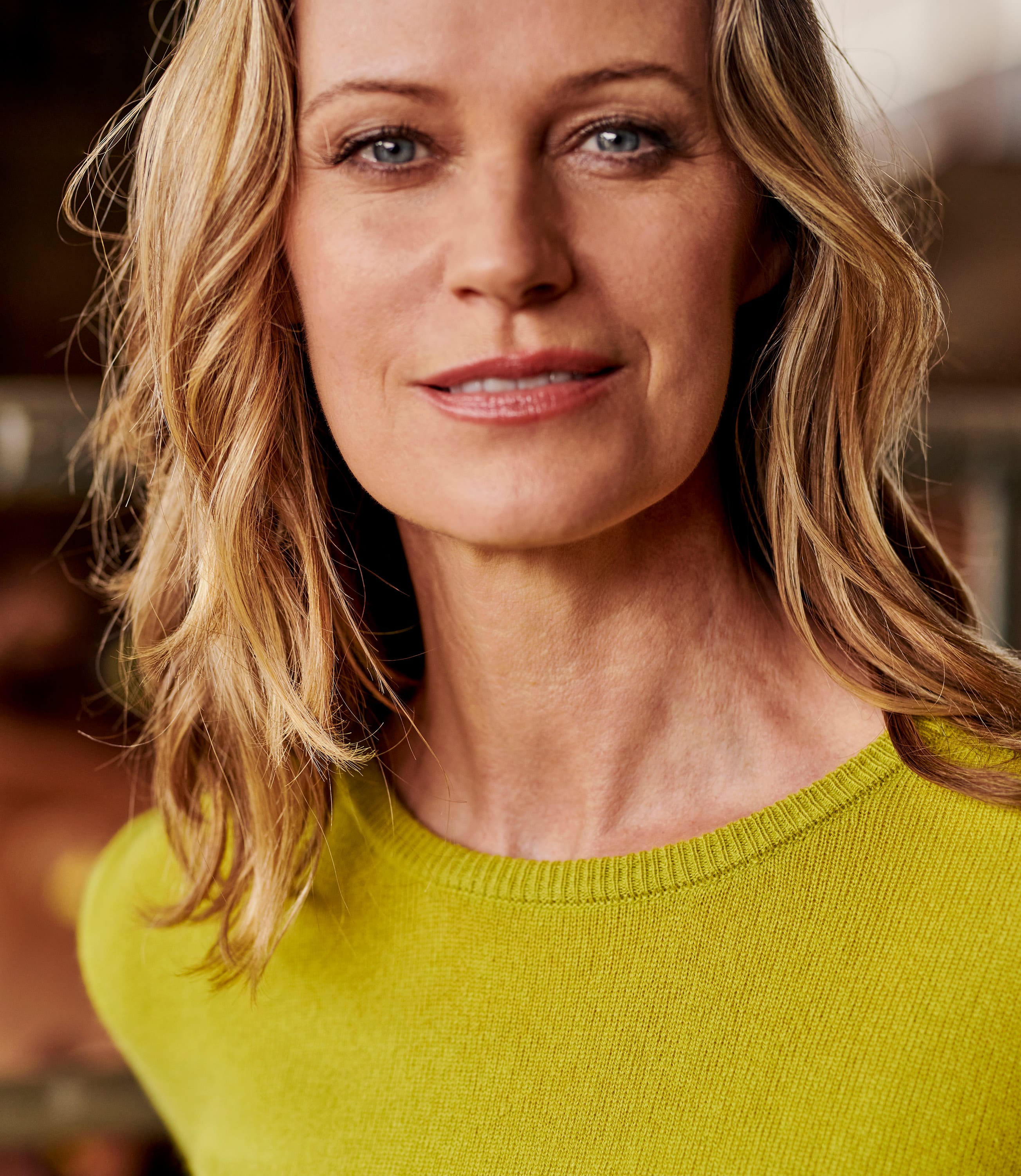 chartreuse cashmere sweater