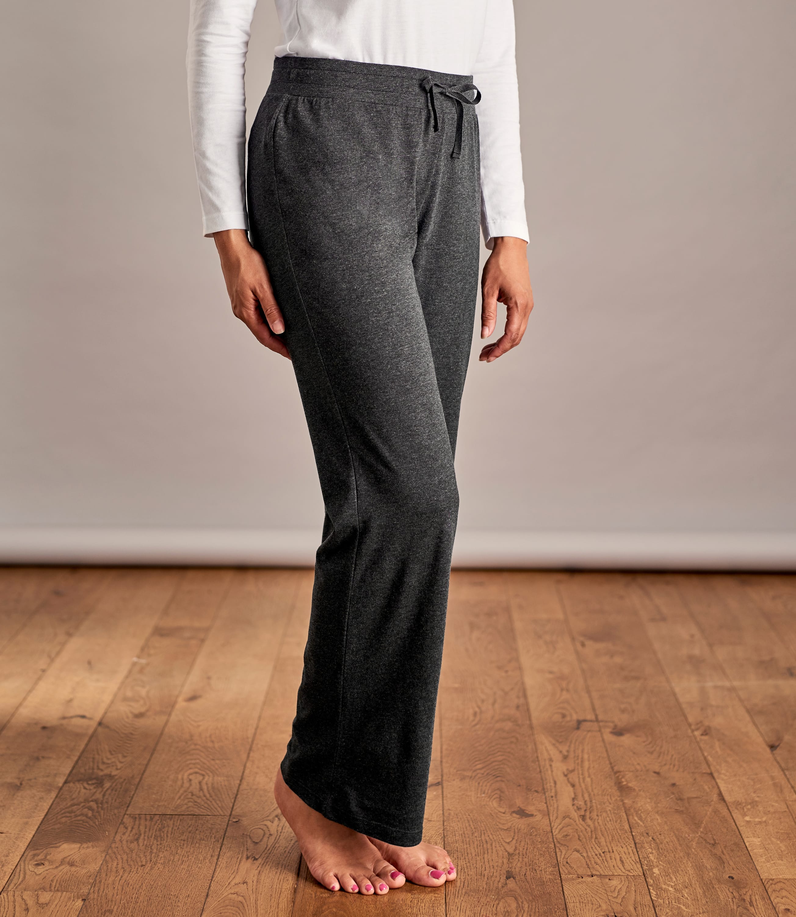 Charcoal | Womens Jersey Lounge Pants | WoolOvers AU