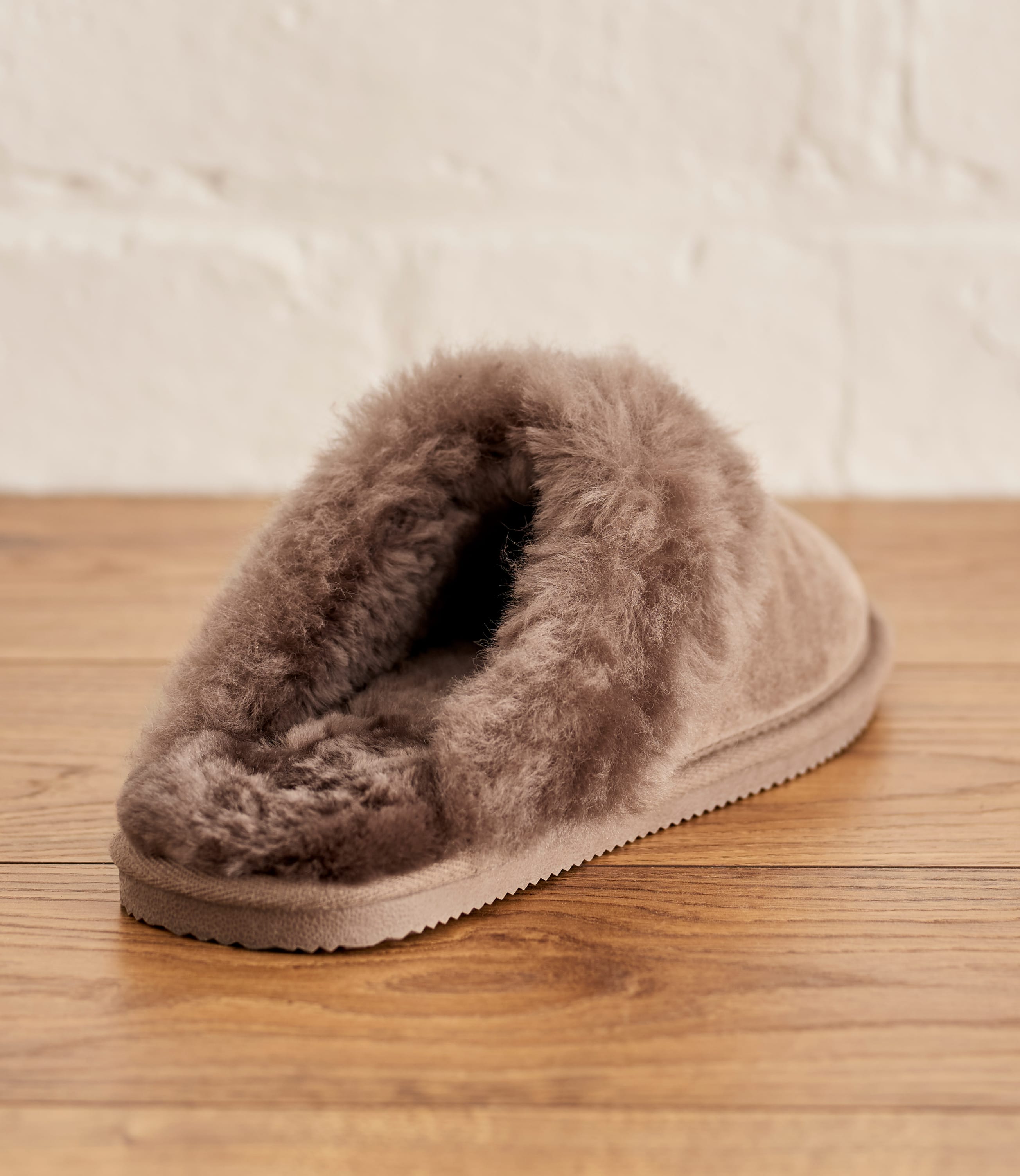 sheepskin mule slippers
