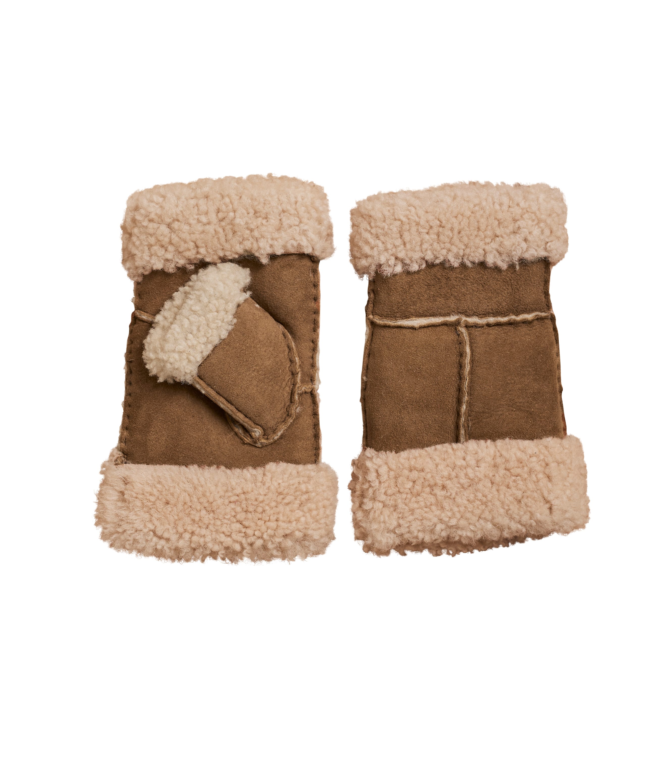 fingerless sheepskin gloves ladies