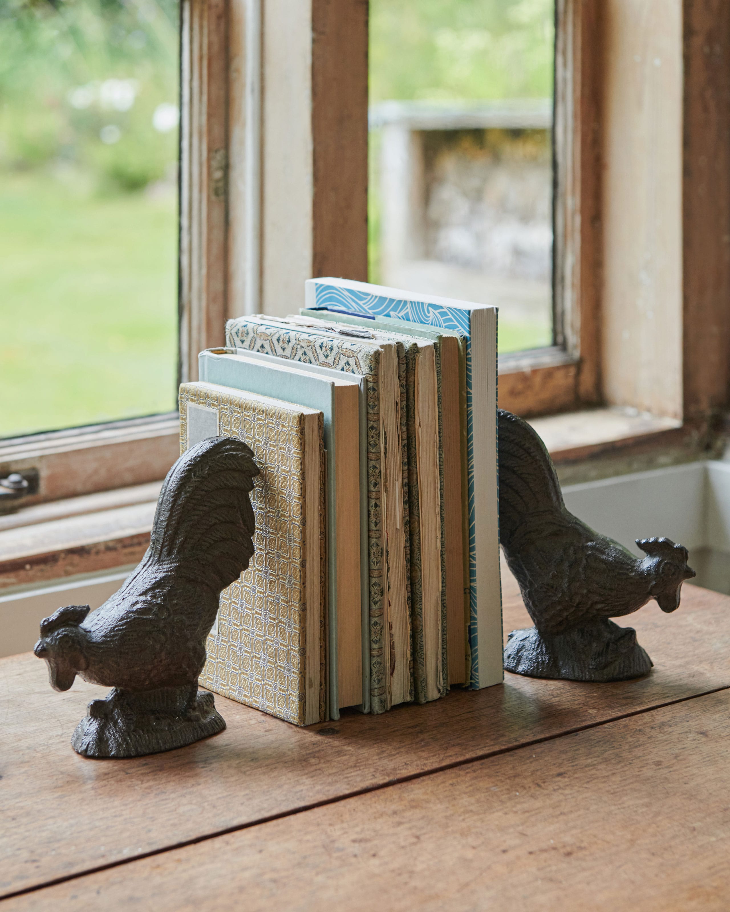 Chicken | Cast Iron Bookends | WoolOvers UK