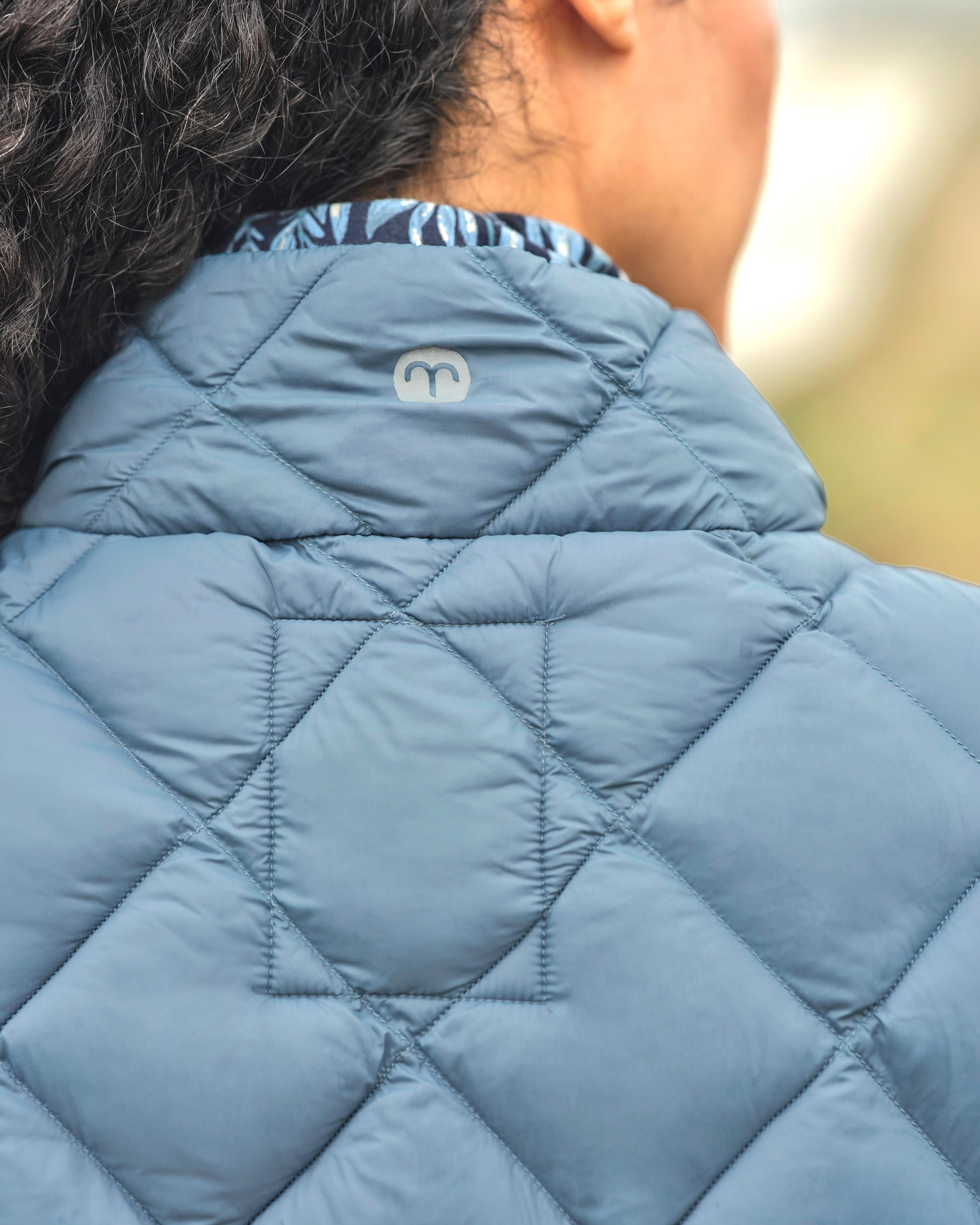 STYX PRINTED PUFFER GILET