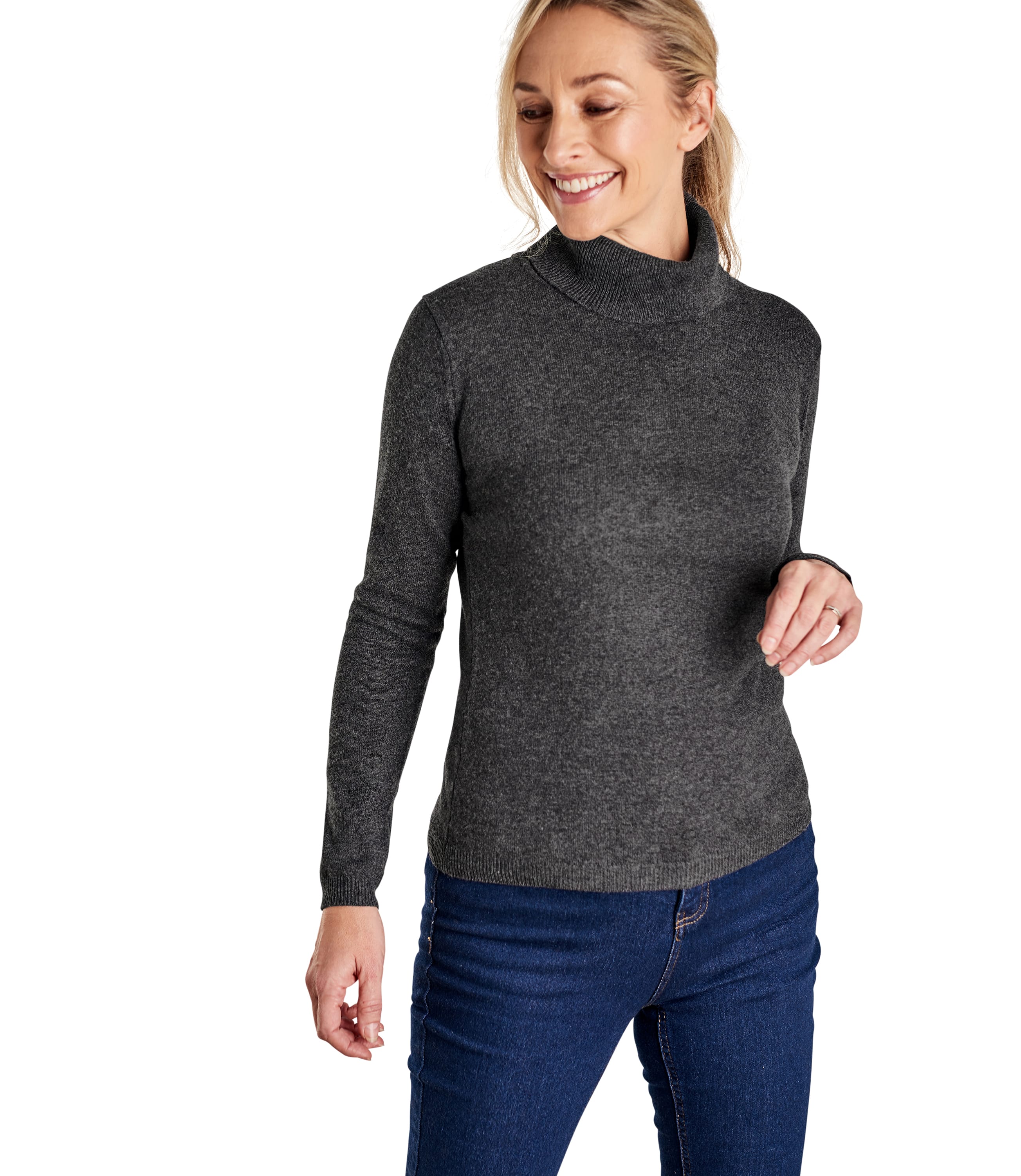 woolovers polo neck jumpers