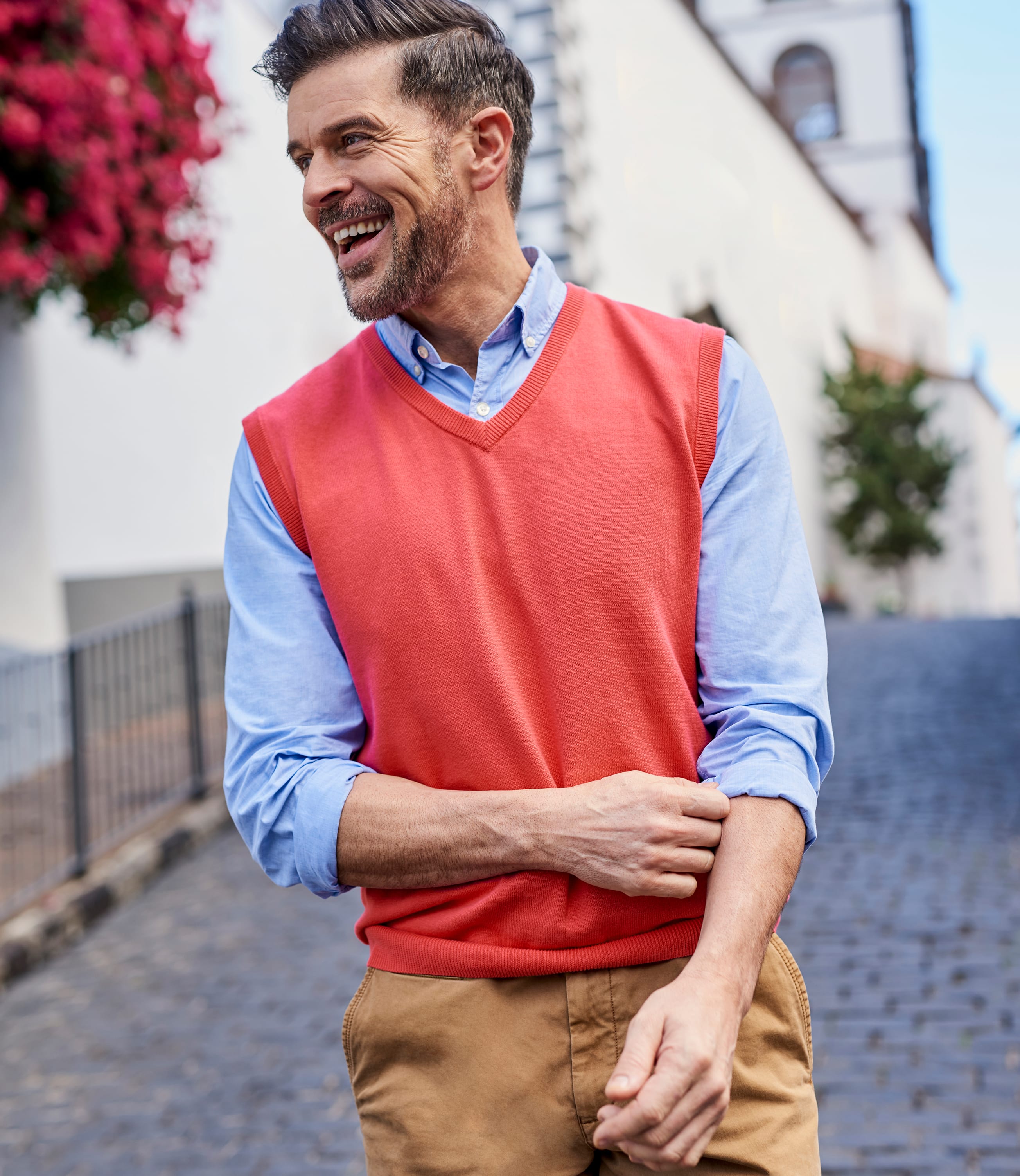loose cotton vest