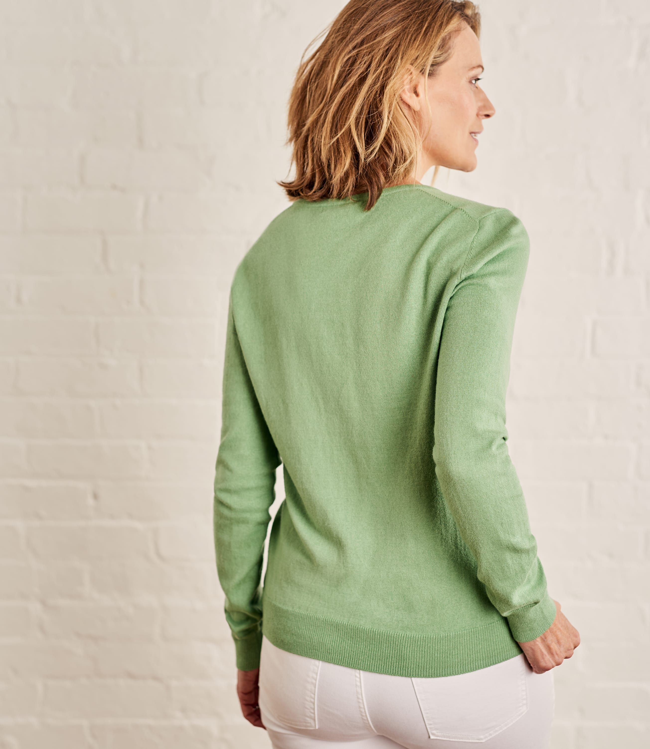 pullover baumwolle v ausschnitt