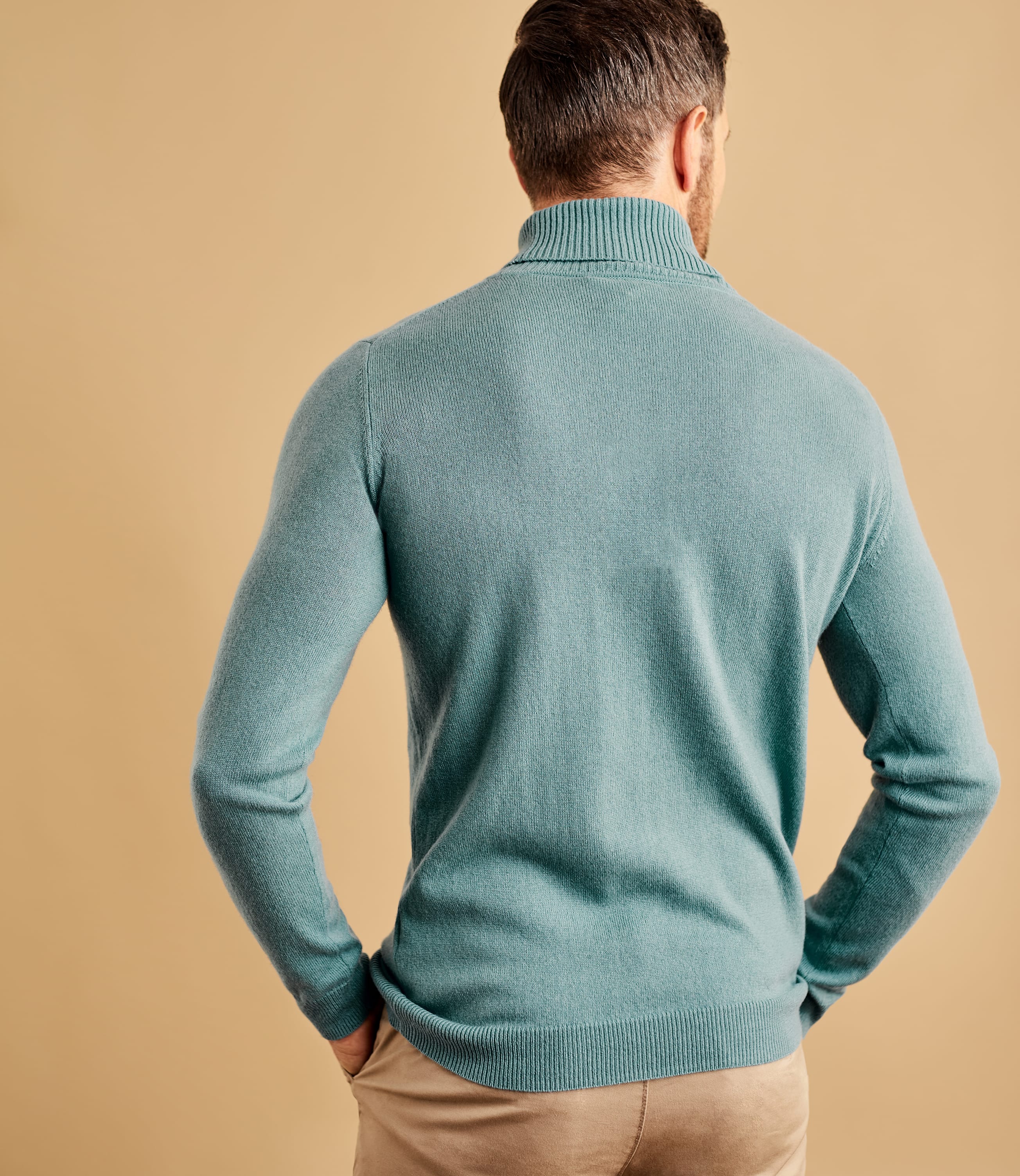 Pull Tricoté Tendance Pull Col Roulé Homme COOFANDY - Tissu Doux Thermique Manches Longues Décontracté Colle Rouler Homme