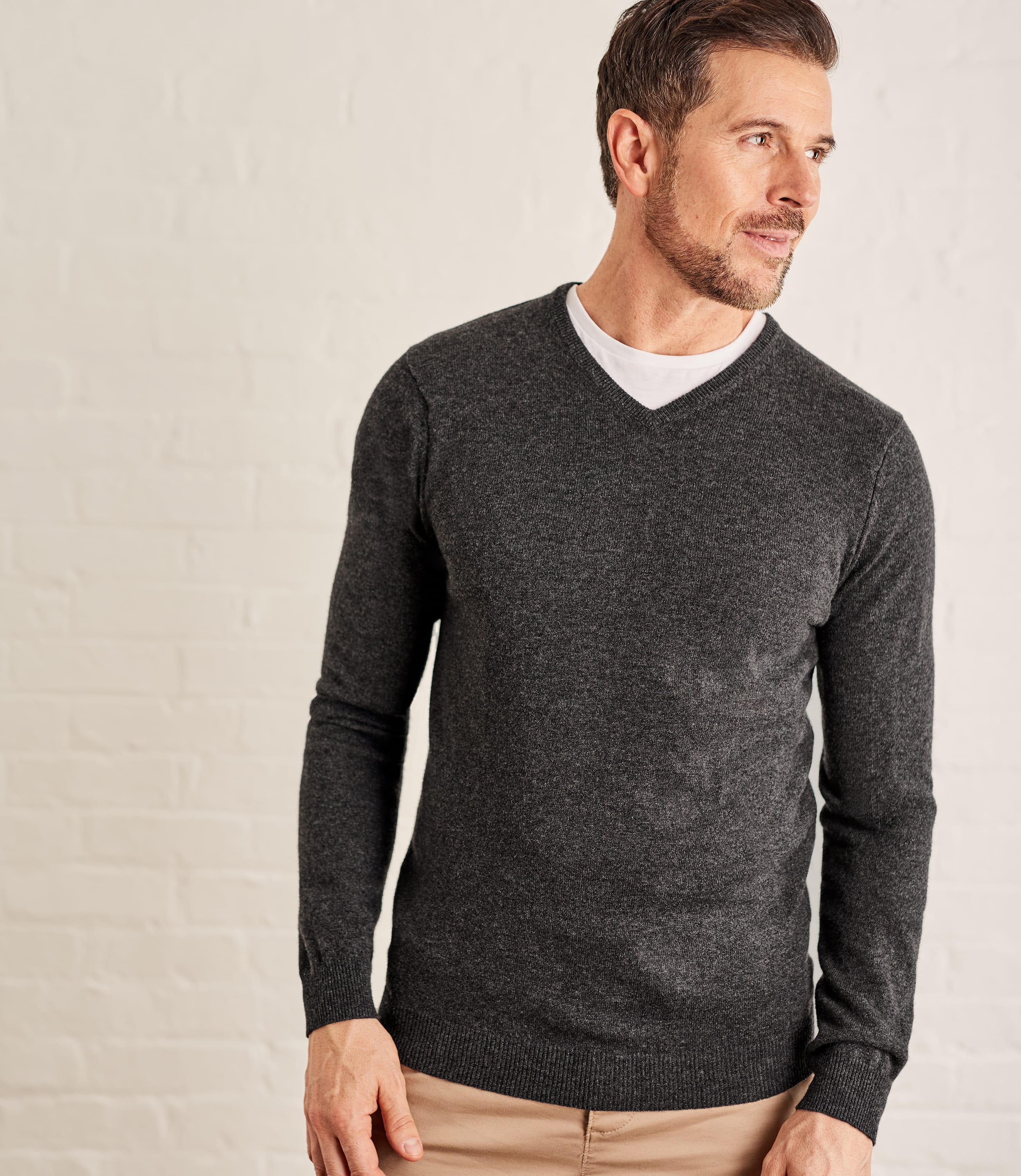 Men's Cashmere & Merino Jumpers | WoolOvers