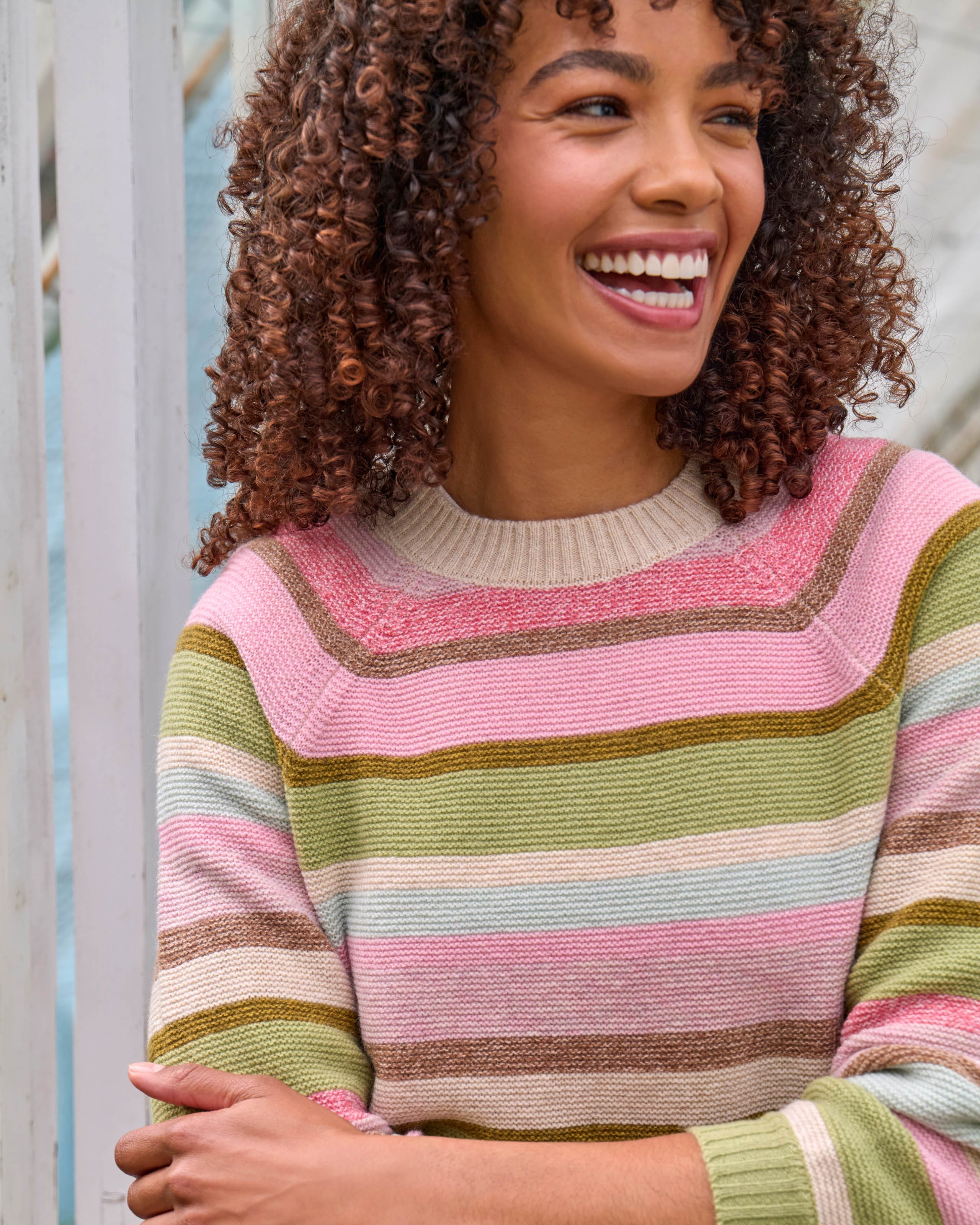 More & More / Damen-Strick / Pullover Multi-Stripe main image 1
