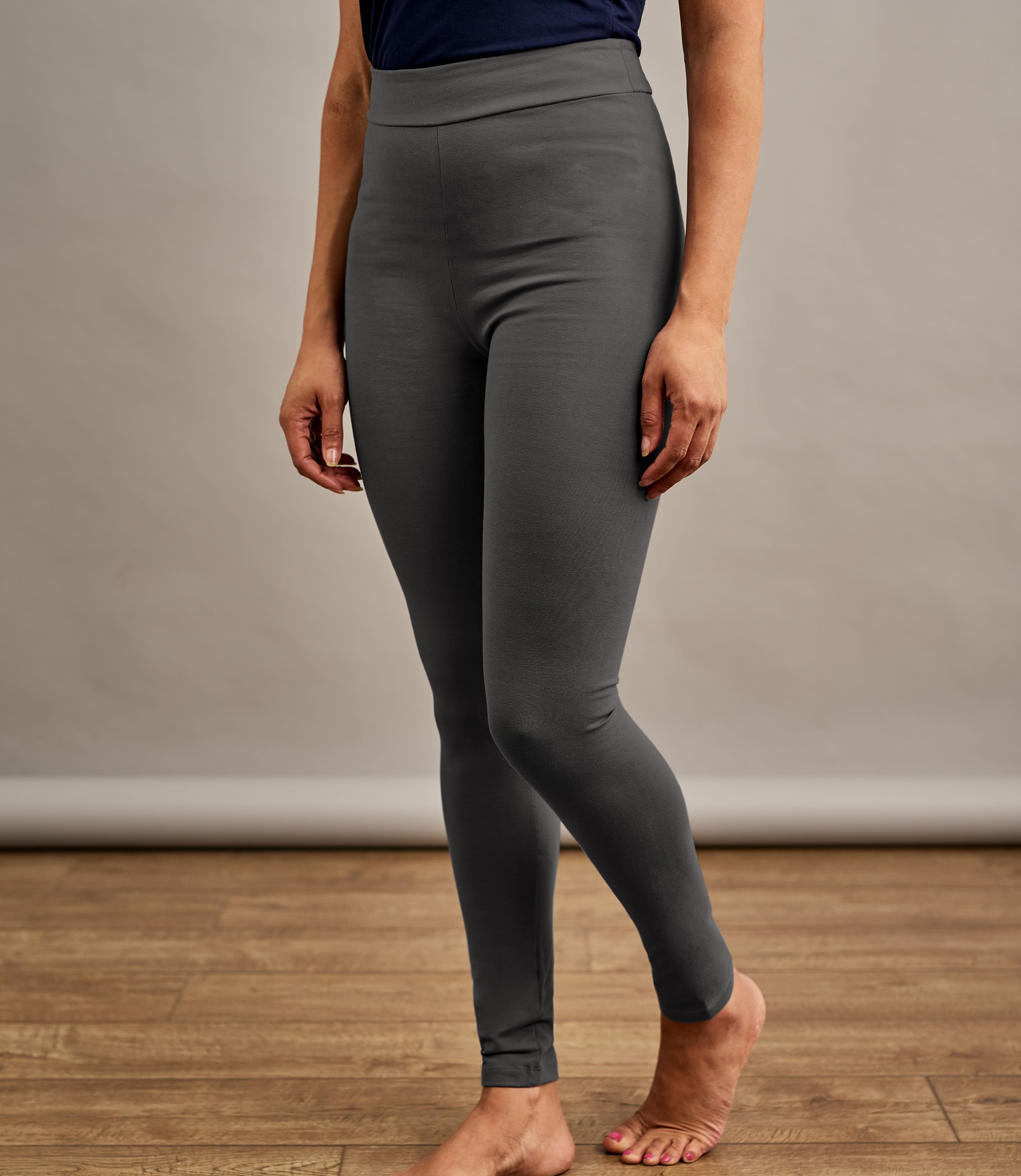 Charcoal | Womens Bodyshaper Leggings | WoolOvers US