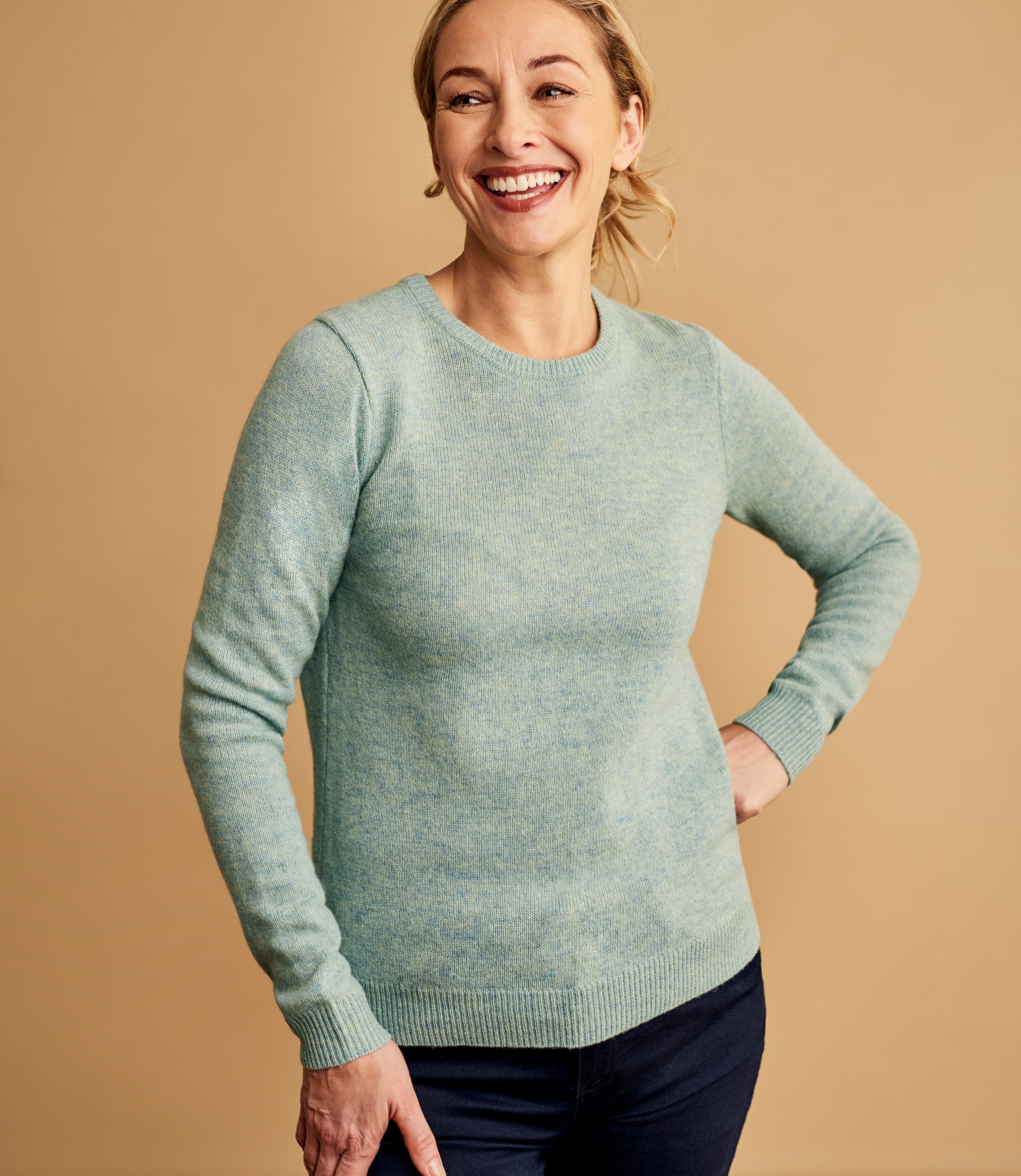 Ladies Lambswool Jumpers | Pure Lambswool Knitwear | WoolOvers UK