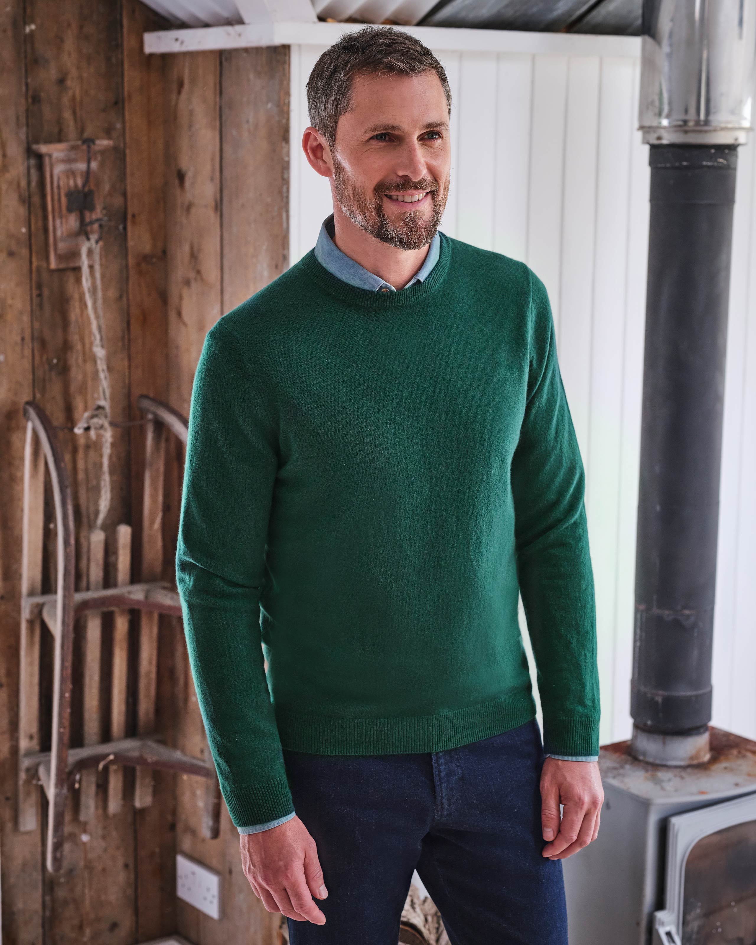 Mens Wool Jumpers and Knitted Sweaters | WoolOvers UK - Page 2