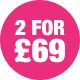 Mix and Match - 2 for £69 Cotton Half Zip Offer