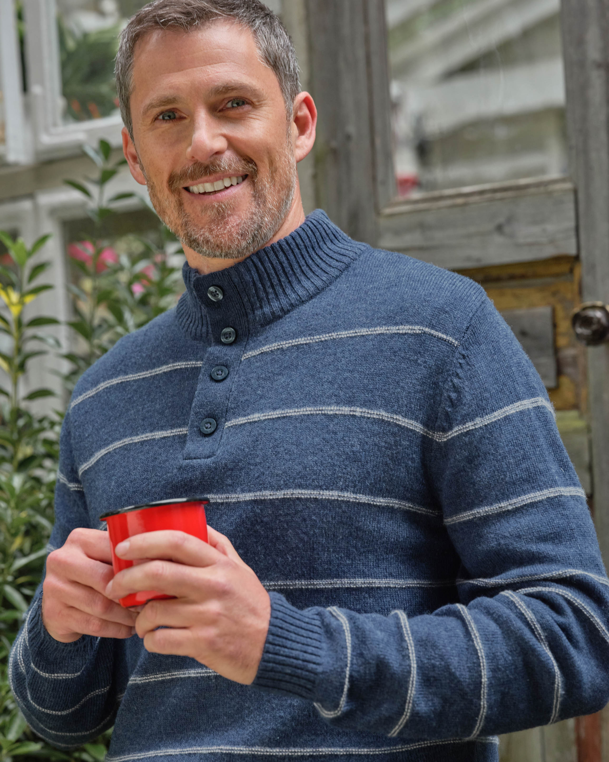 Stripe Denim Jumper main image 1