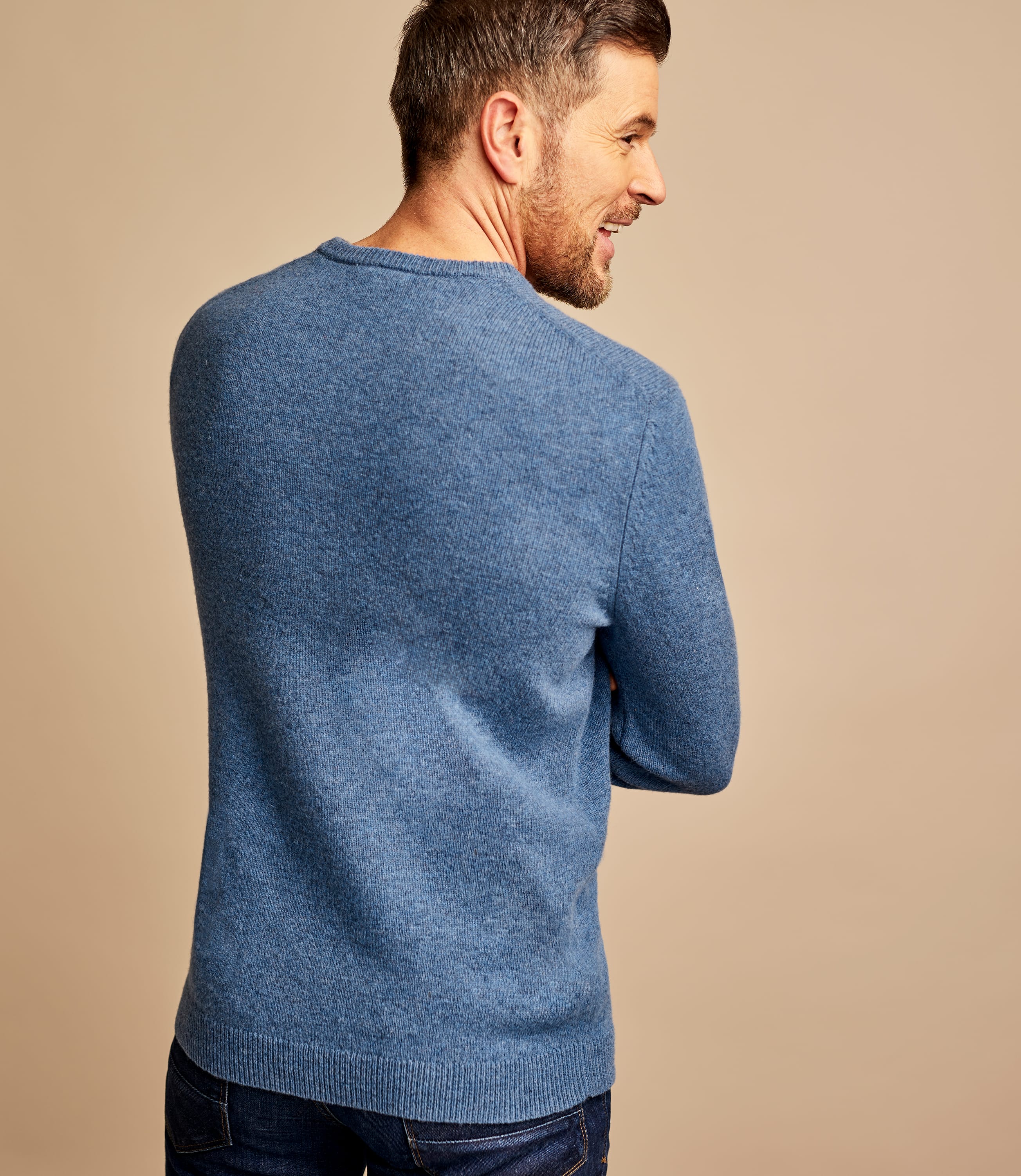 Lake Pure Lambswool Lambswool V Neck Knitted Sweater