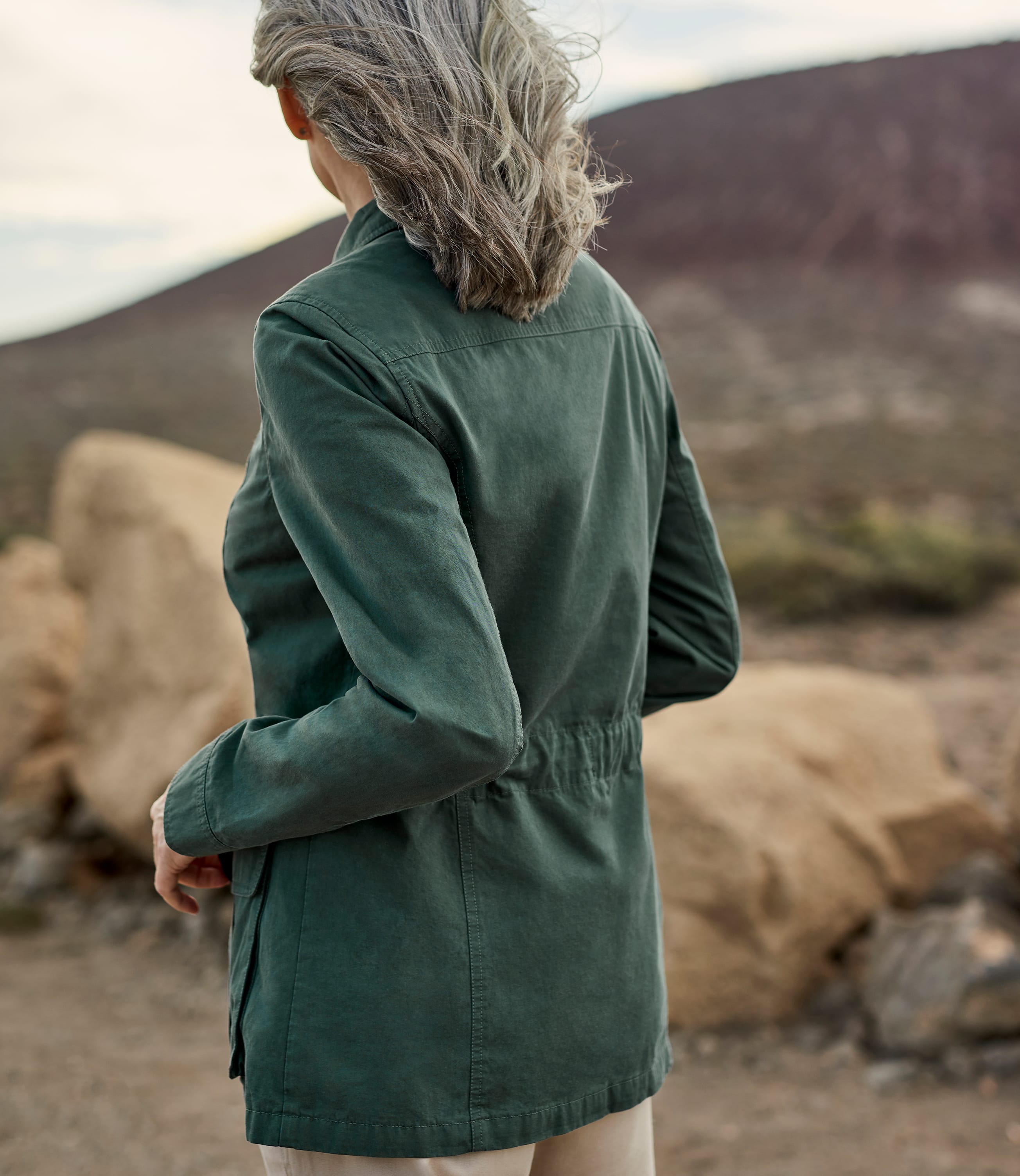 Khaki Utility Jacket WoolOvers AU