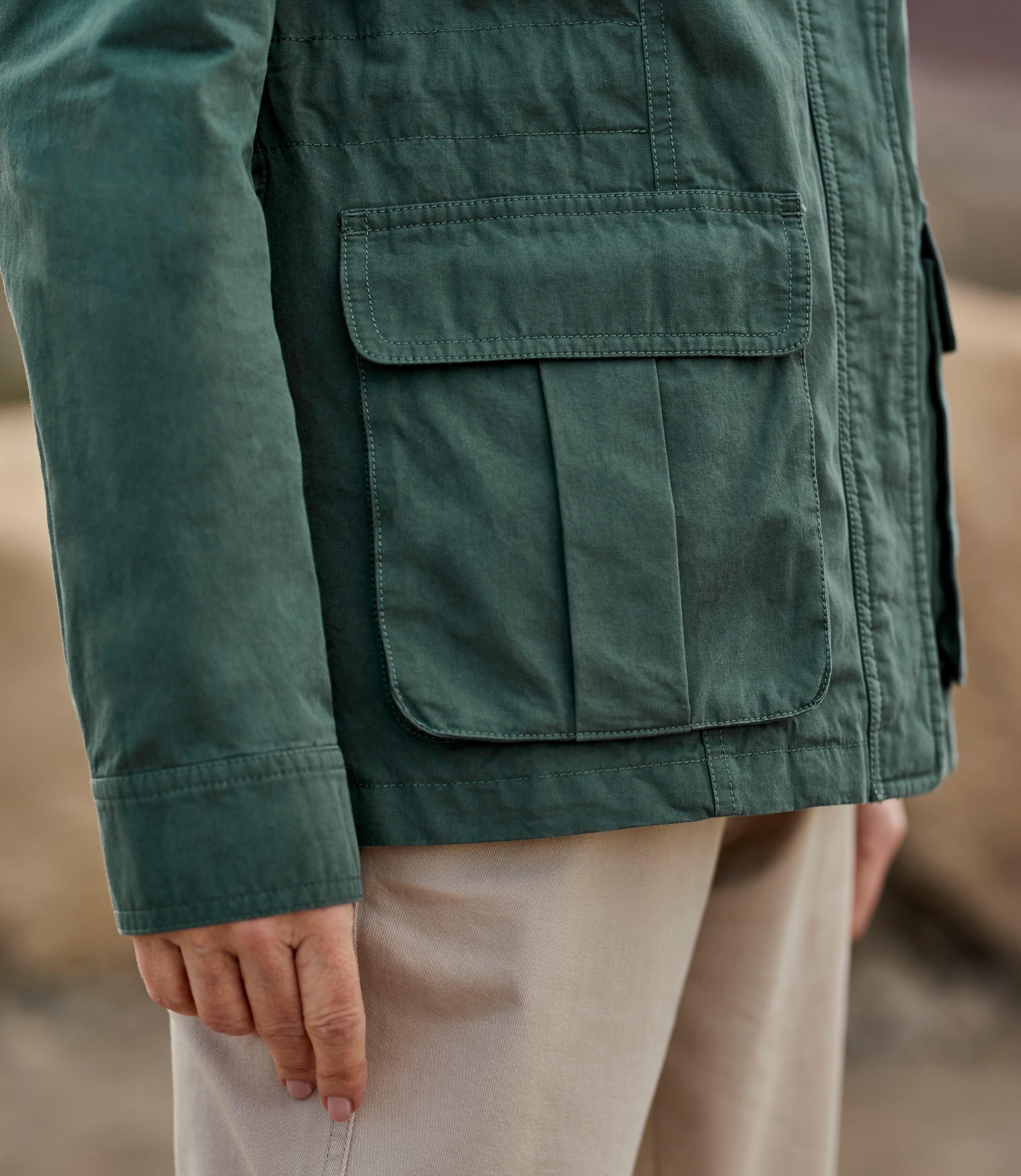 Khaki Utility Jacket WoolOvers AU