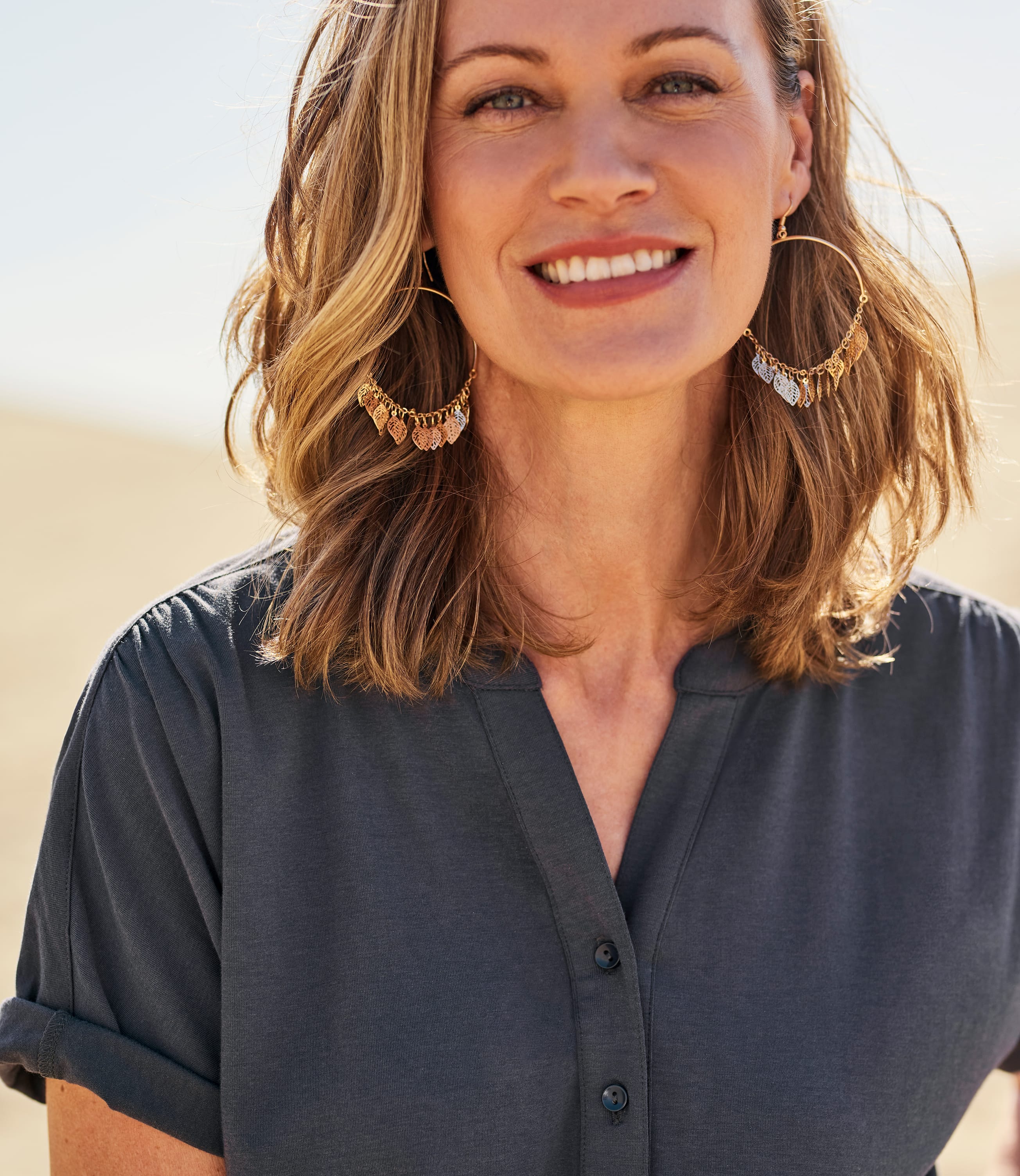 button through jumpsuit